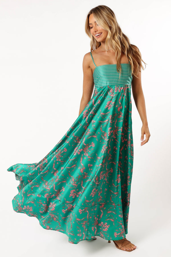 Petal and Pup USA DRESSES Lilie Maxi Dress - Green