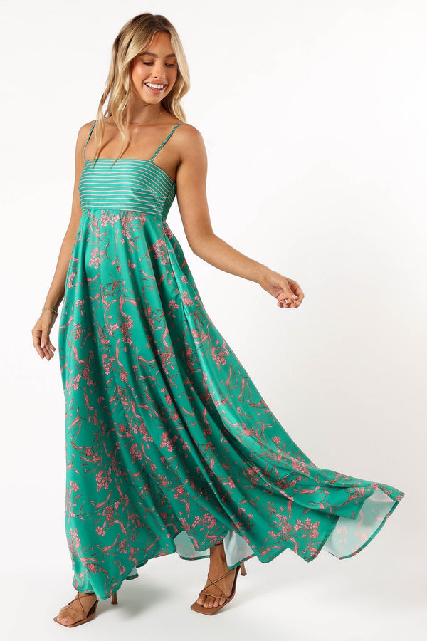 Petal and Pup USA DRESSES Lilie Maxi Dress - Green