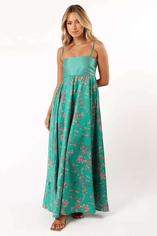 Petal and Pup USA DRESSES Lilie Maxi Dress - Green