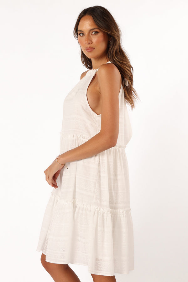 Petal and Pup USA DRESSES Linde Dress - White