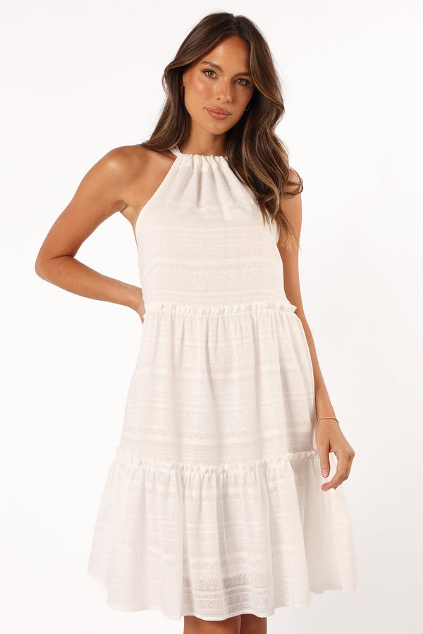 Petal and Pup USA DRESSES Linde Dress - White