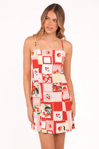 Petal and Pup USA DRESSES Loredana Mini Dress - Cherry