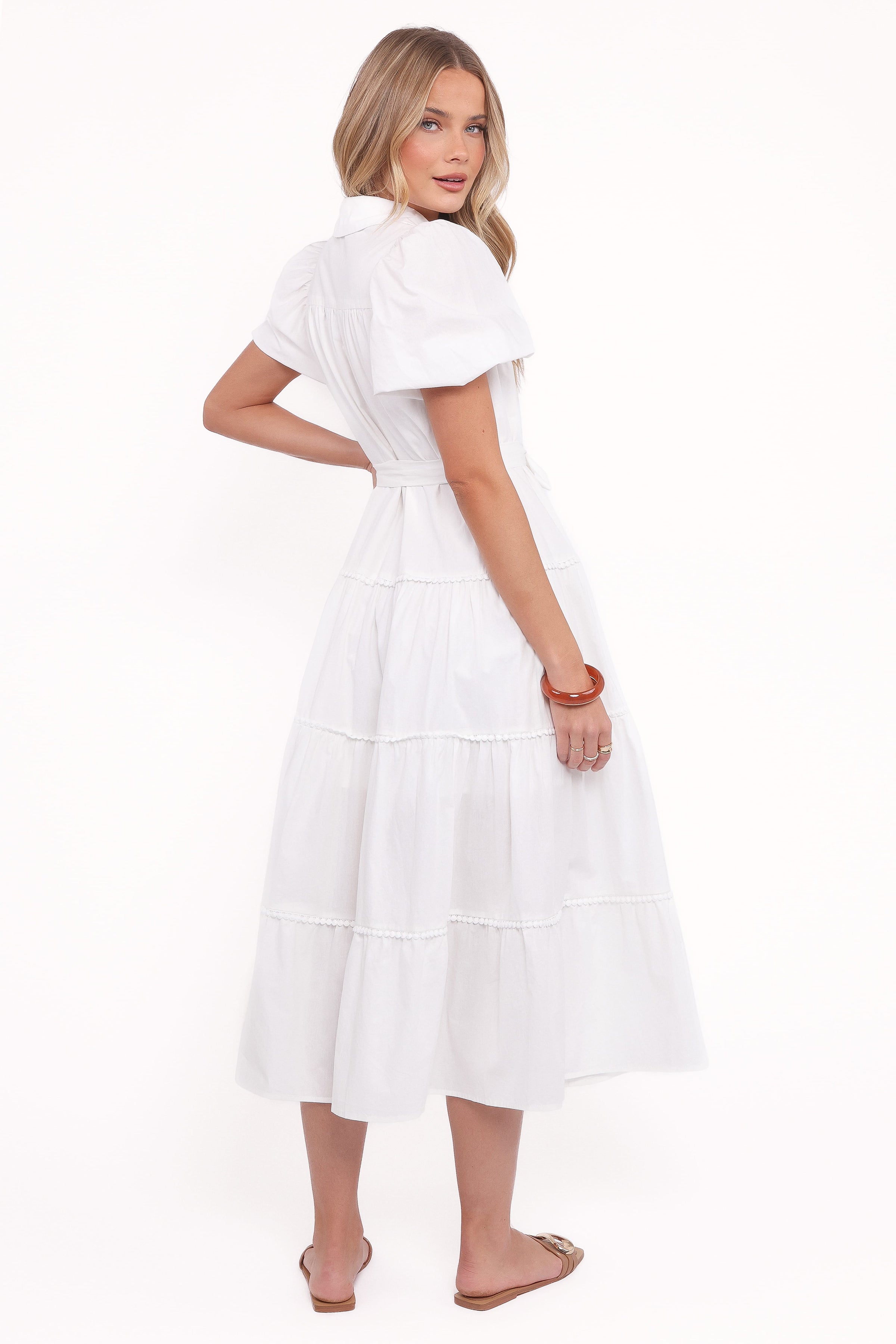 Petal and Pup USA DRESSES Louella Maxi Dress - White (Hold for Amazon)