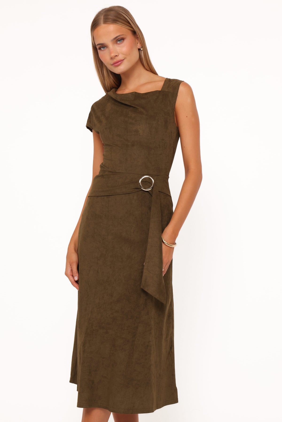 Petal and Pup USA DRESSES Lovlin Maxi Dress - Olive