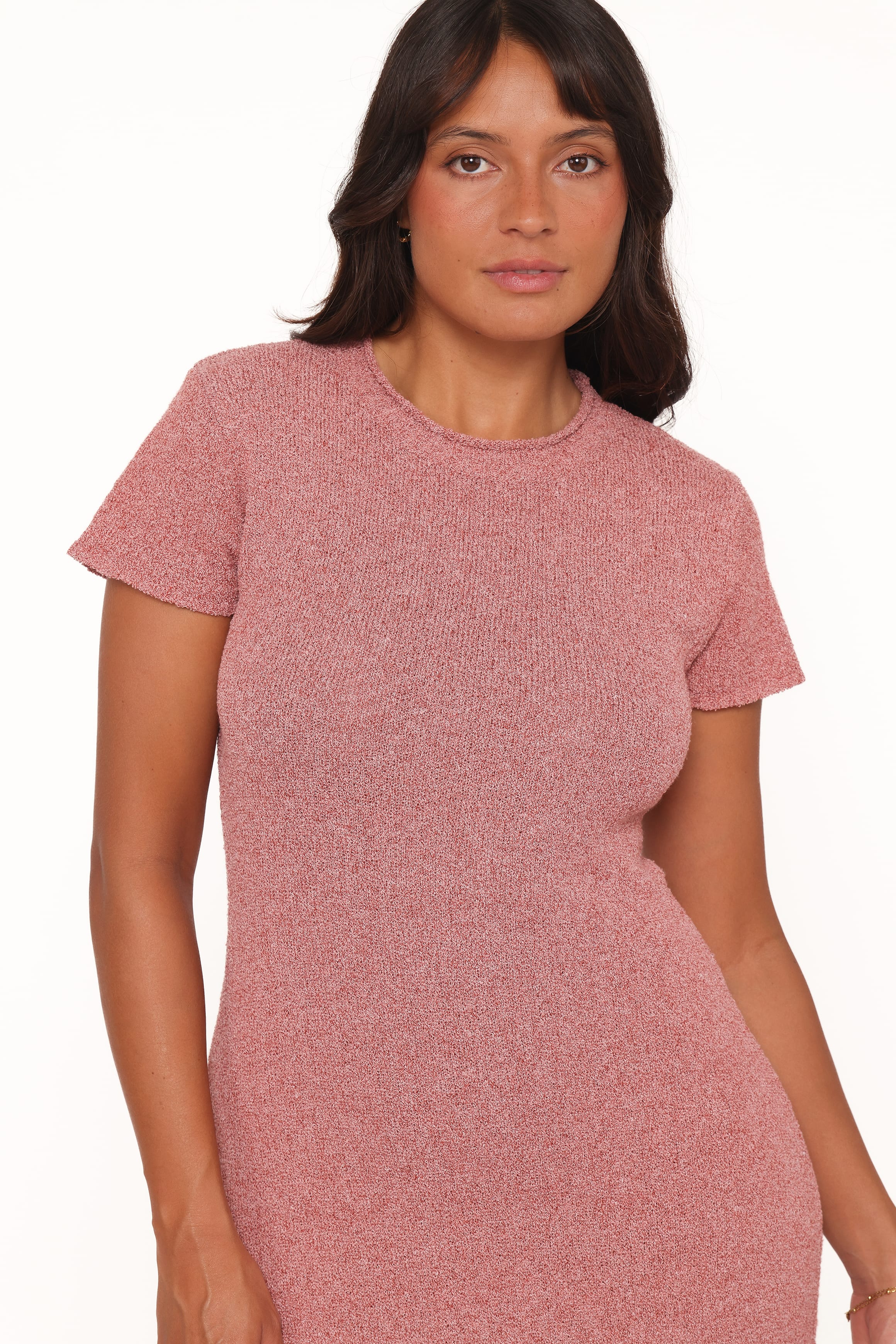 Petal and Pup USA DRESSES Lowell Knit Maxi Dress - Brick Red