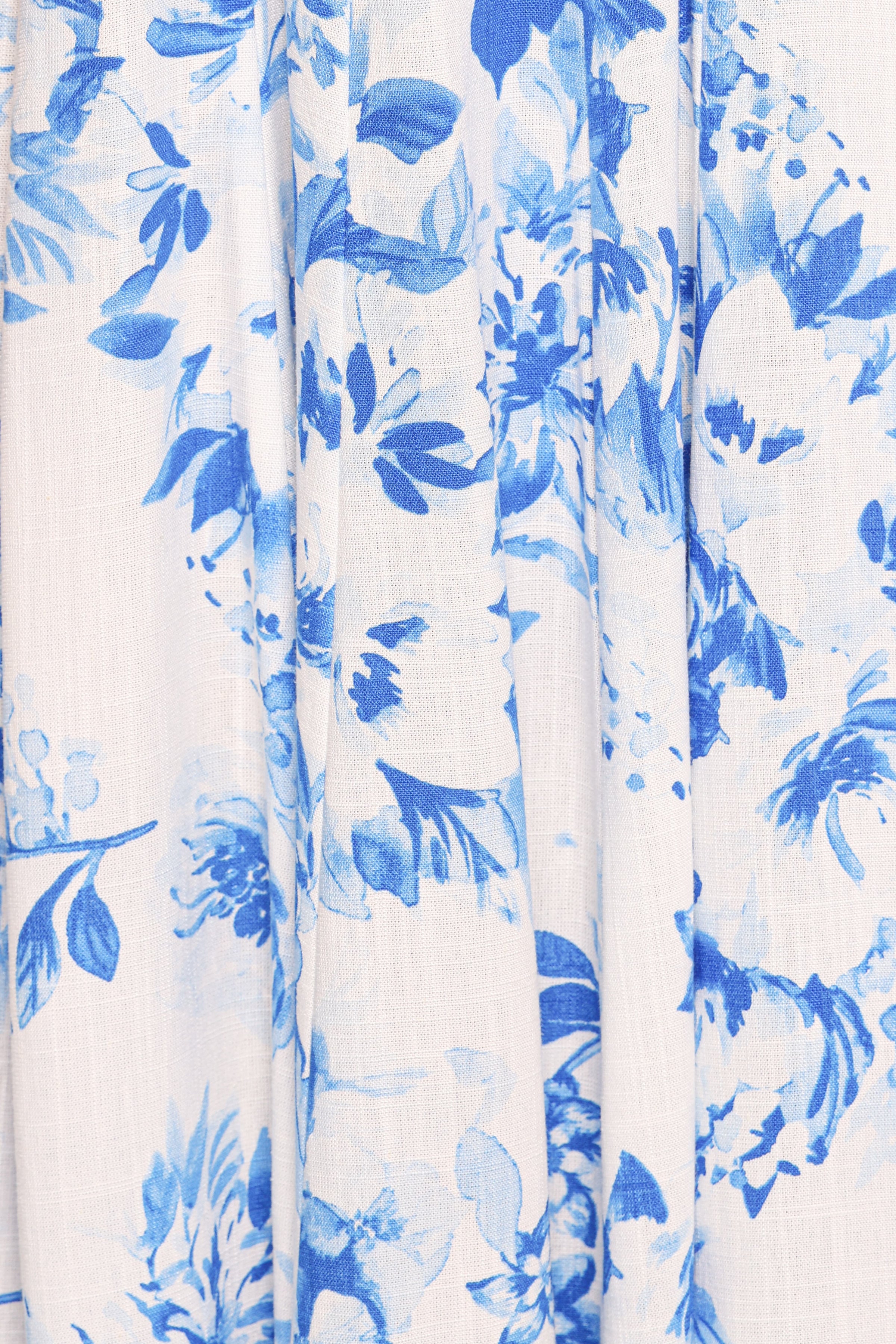Petal and Pup USA DRESSES Lowen Midi Dress - Blue Floral (Hold for Amazon)