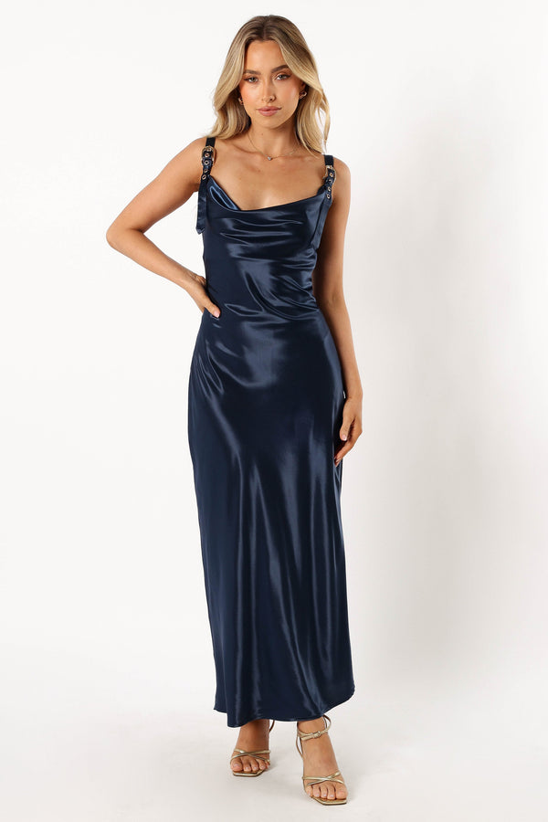 Petal and Pup USA DRESSES Loxana Midi Dress - Midnight