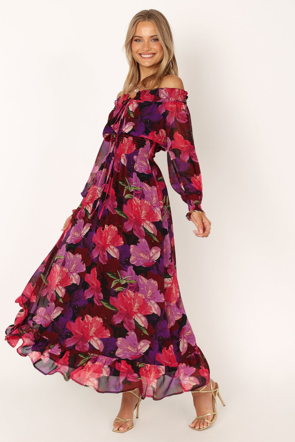 Purple floral maxi Clearance