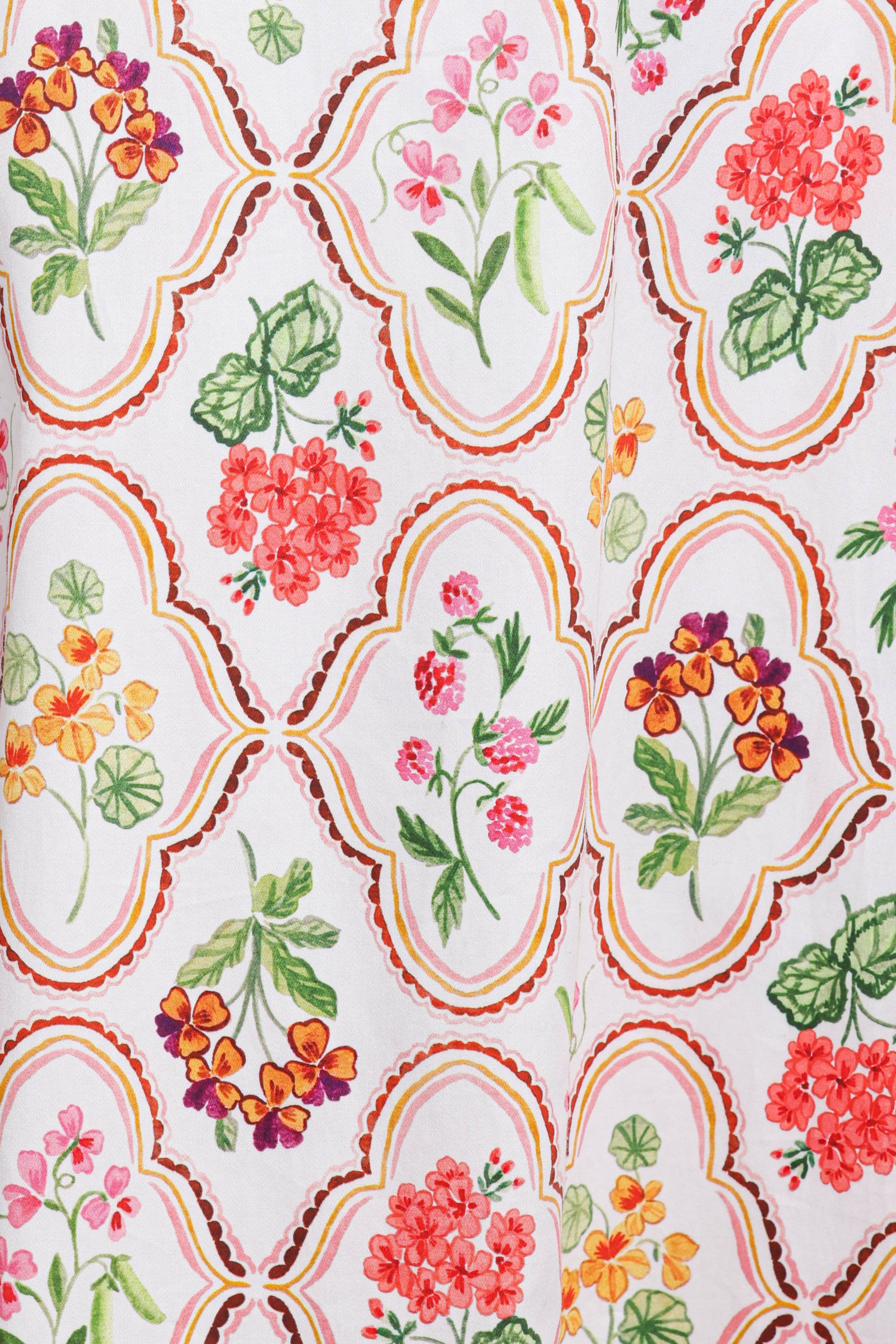 Petal and Pup USA DRESSES Lucille Maxi Dress - Coral Wildflower