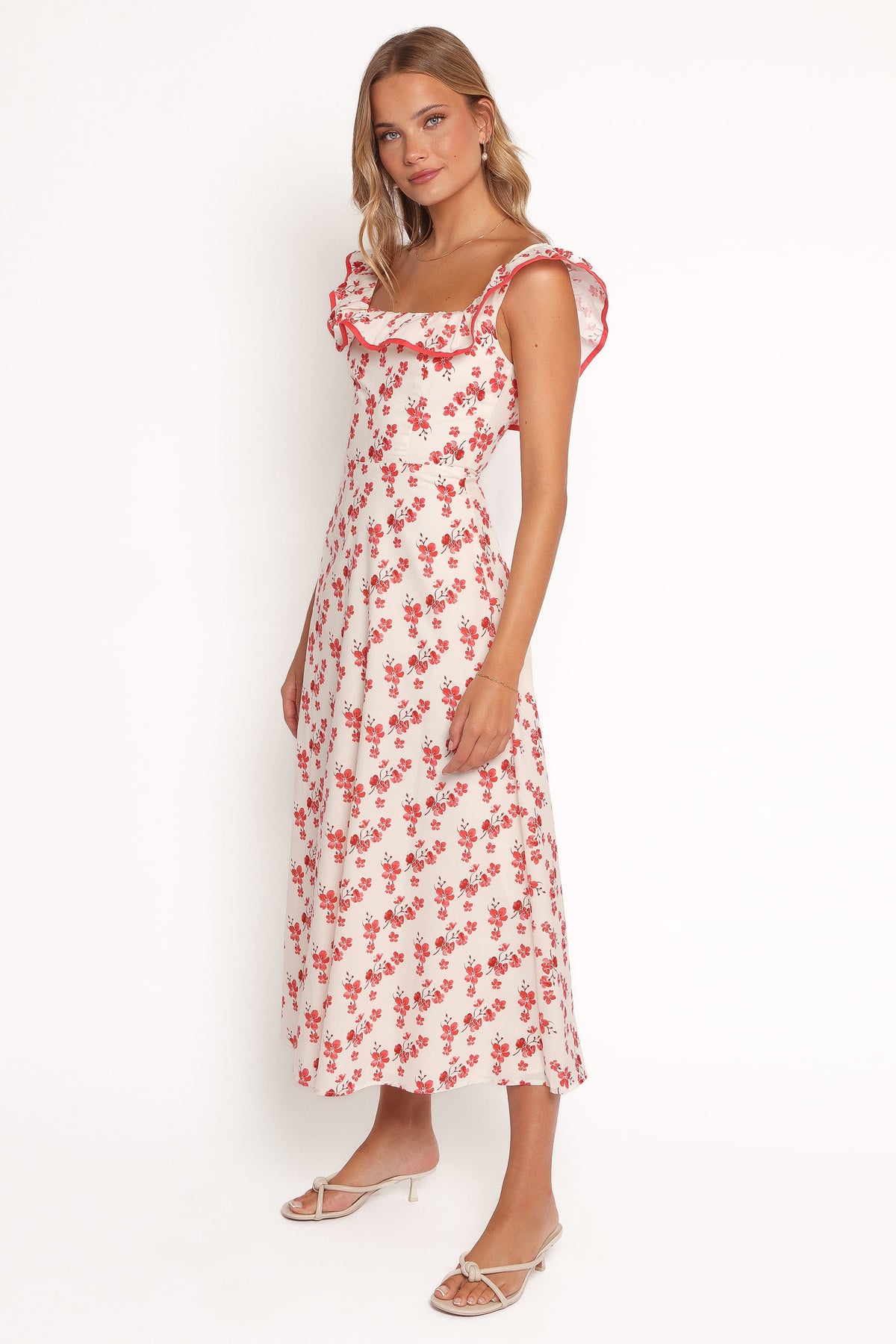lucille maxi dress in green Petal and Pup Women's Lucille Maxi Dress