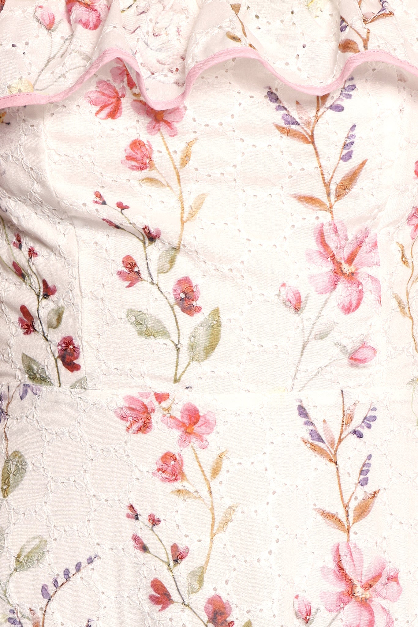 Petal and Pup USA DRESSES Lucille Maxi Dress - White Floral