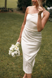 Petal and Pup USA DRESSES Luella Dress - Pearl White