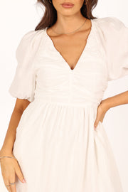 Petal and Pup USA DRESSES Lulee Mini Dress - White