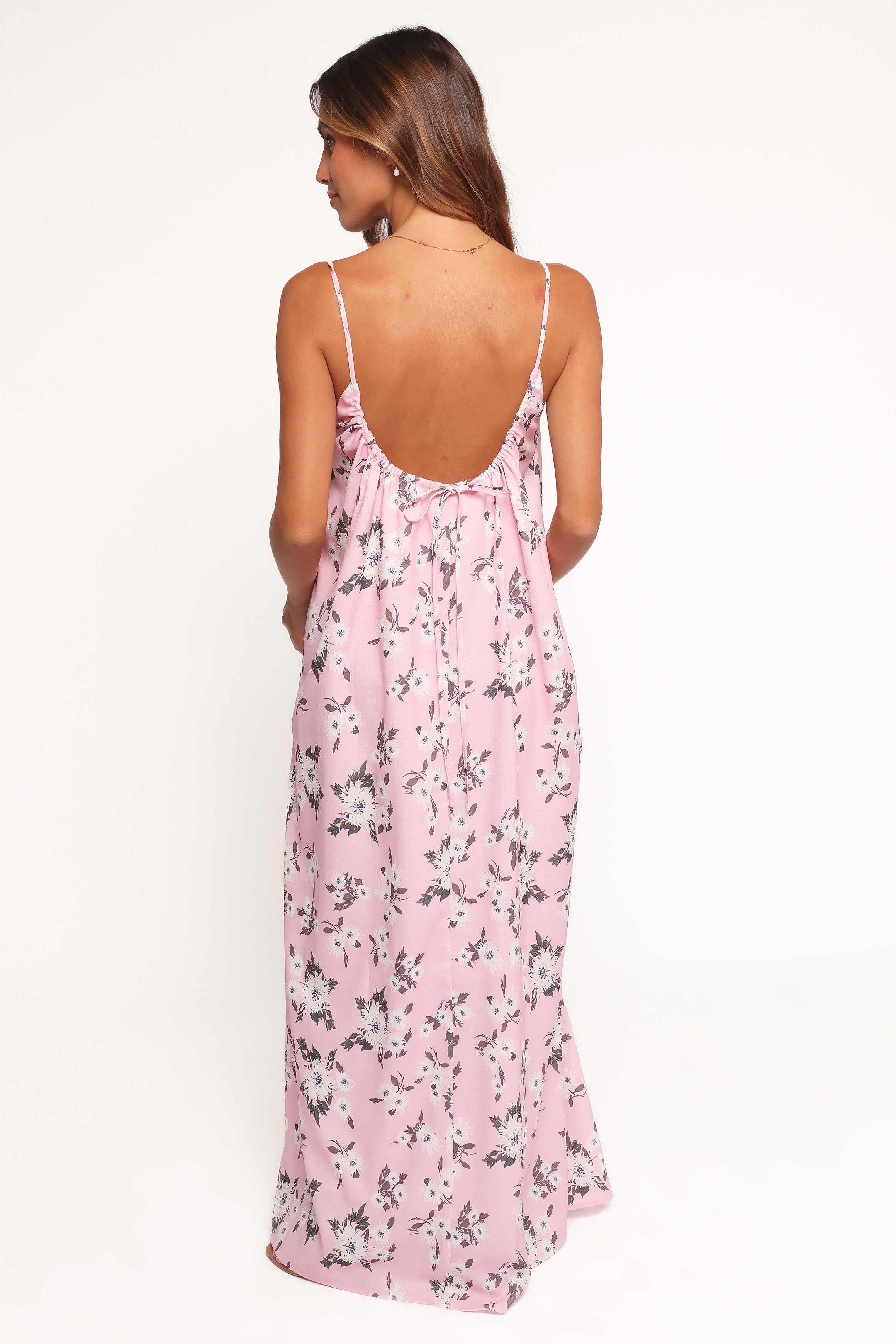 Petal and Pup USA DRESSES Lumina Maxi Dress - Pink Floral (Hold for Amazon)
