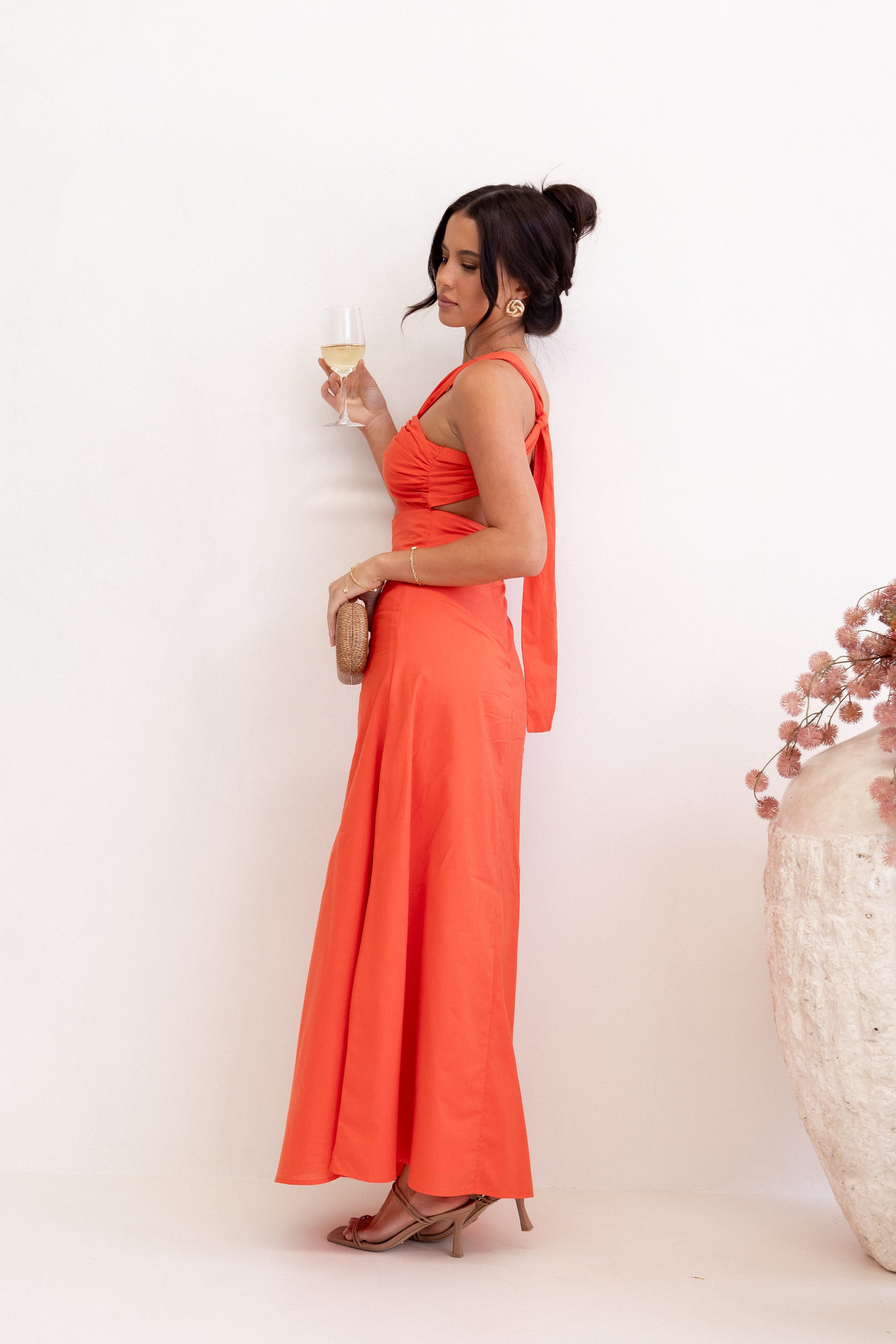 Petal & Pup Women's Luna One Shoulder Maxi Dress Petal & Pup Women's Luna One Shoulder Maxi Dress