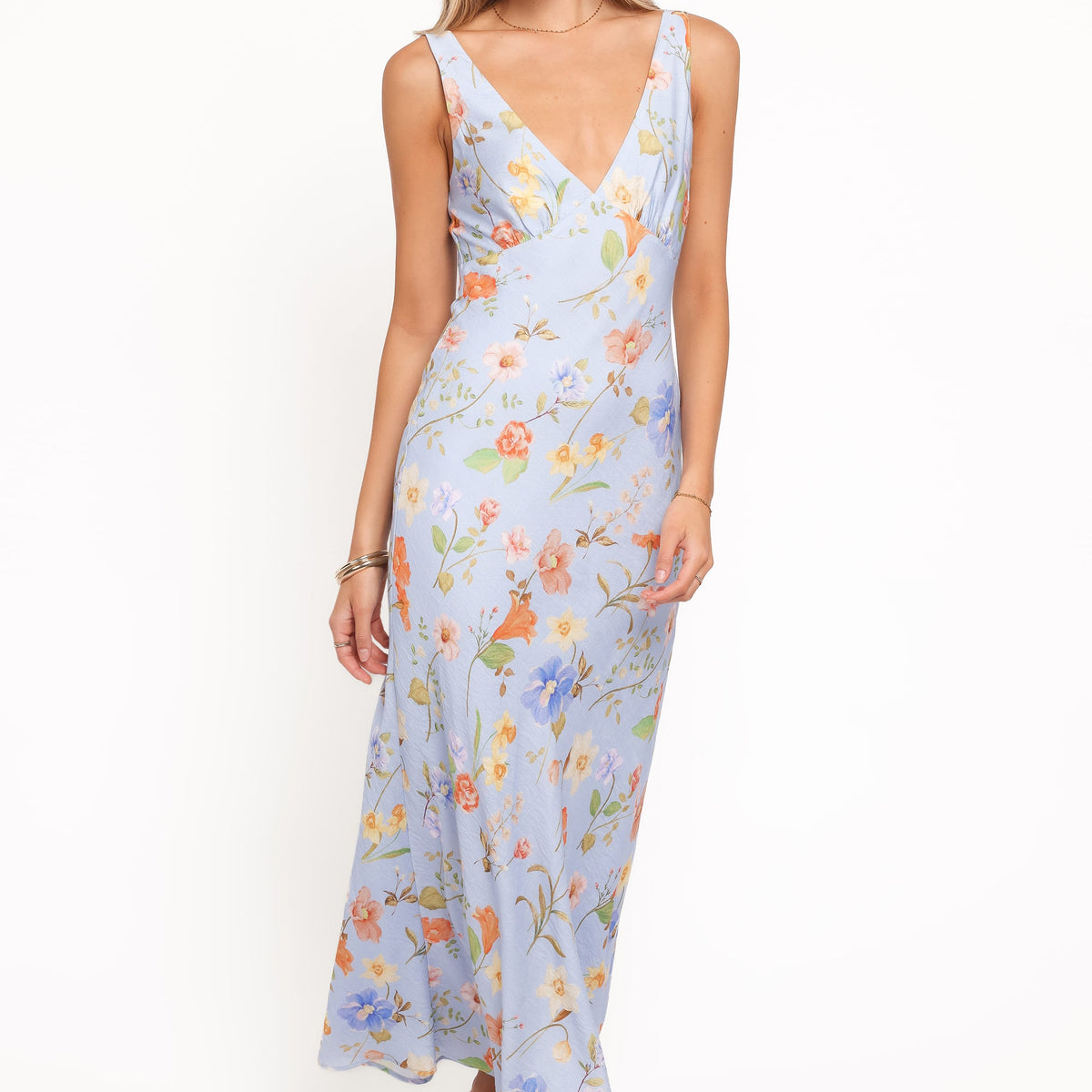 petal and pup floral maxi dress Lunaria - Blue Size:66 Long Brown Dress for Wedding made to order wedding dress This beautiful piece features