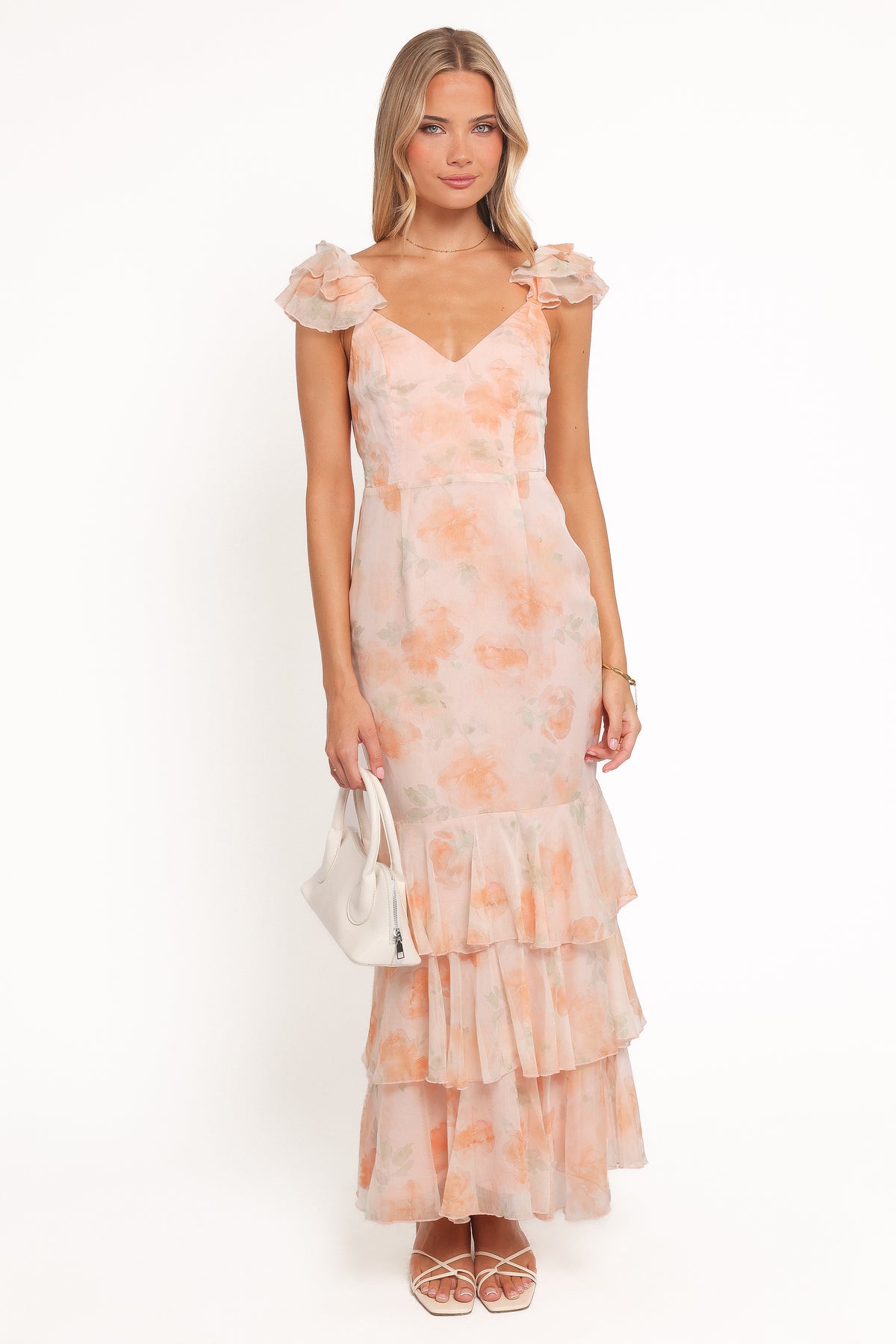 Lydia Maxi Dress - Pink Floral, XXS, Petal & Pup