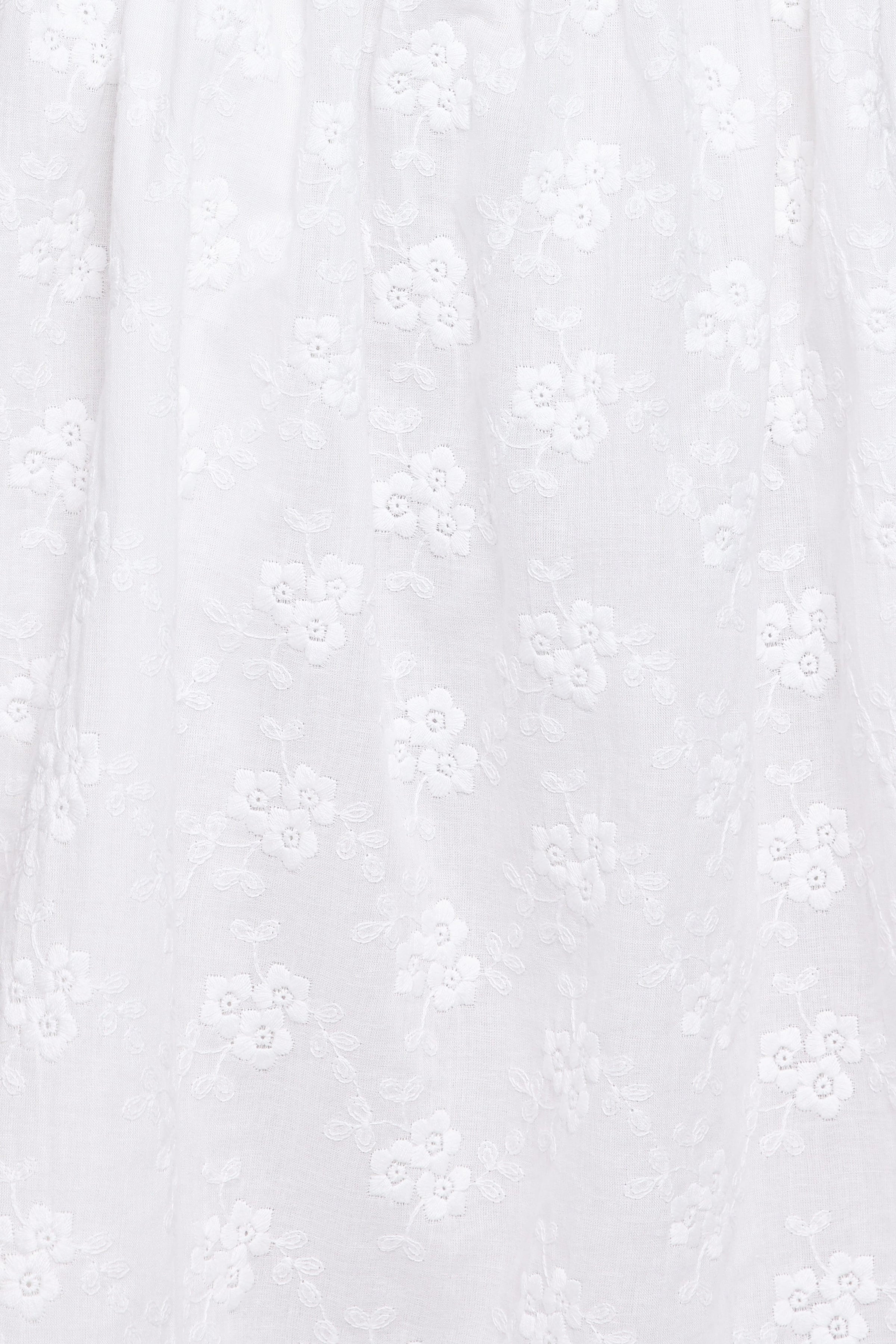 Petal and Pup USA DRESSES Lynne Mini Dress - White Broderie