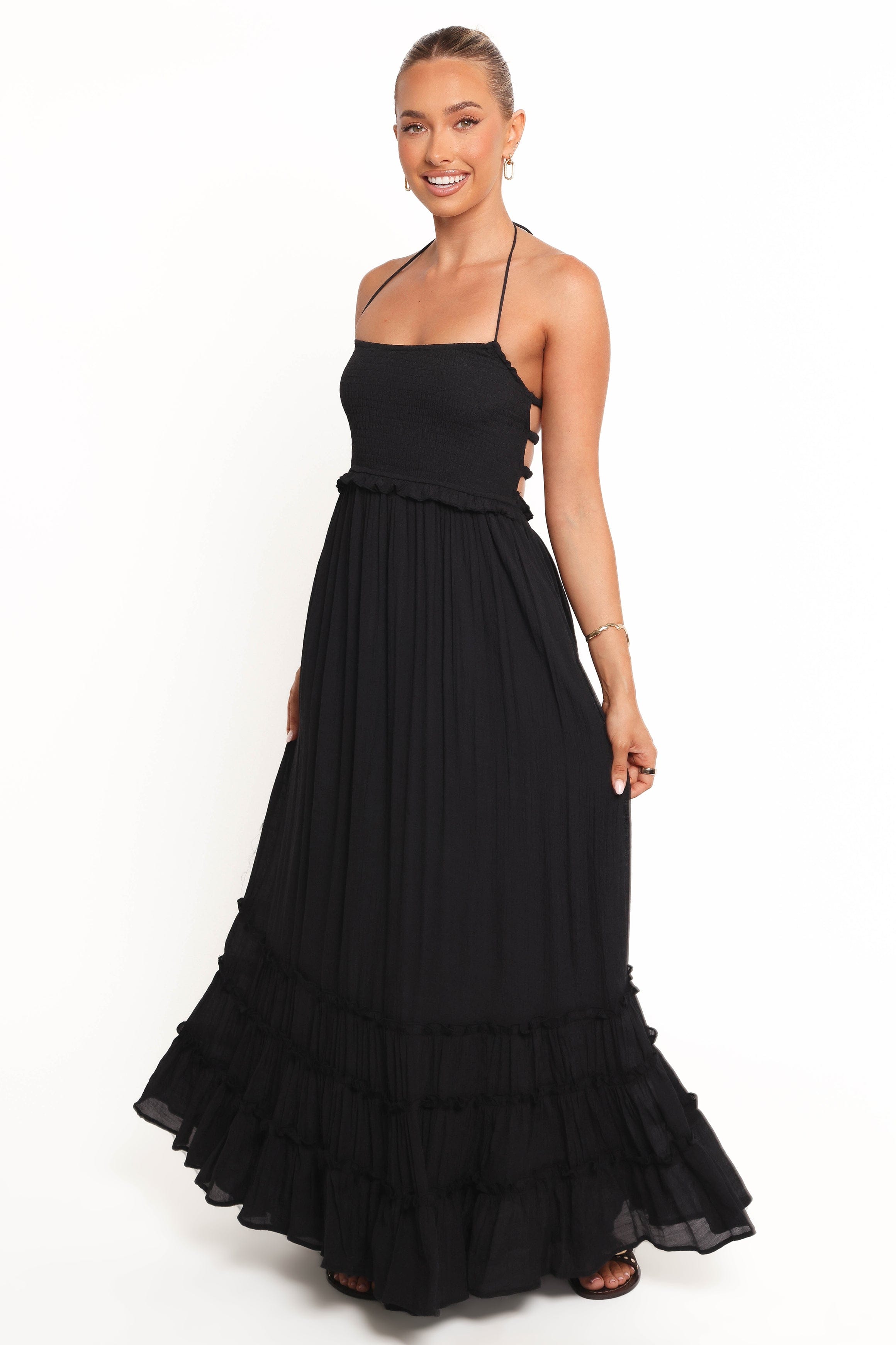 Petal and Pup USA DRESSES Lysandra Maxi Dress - Black (Hold for Rack)