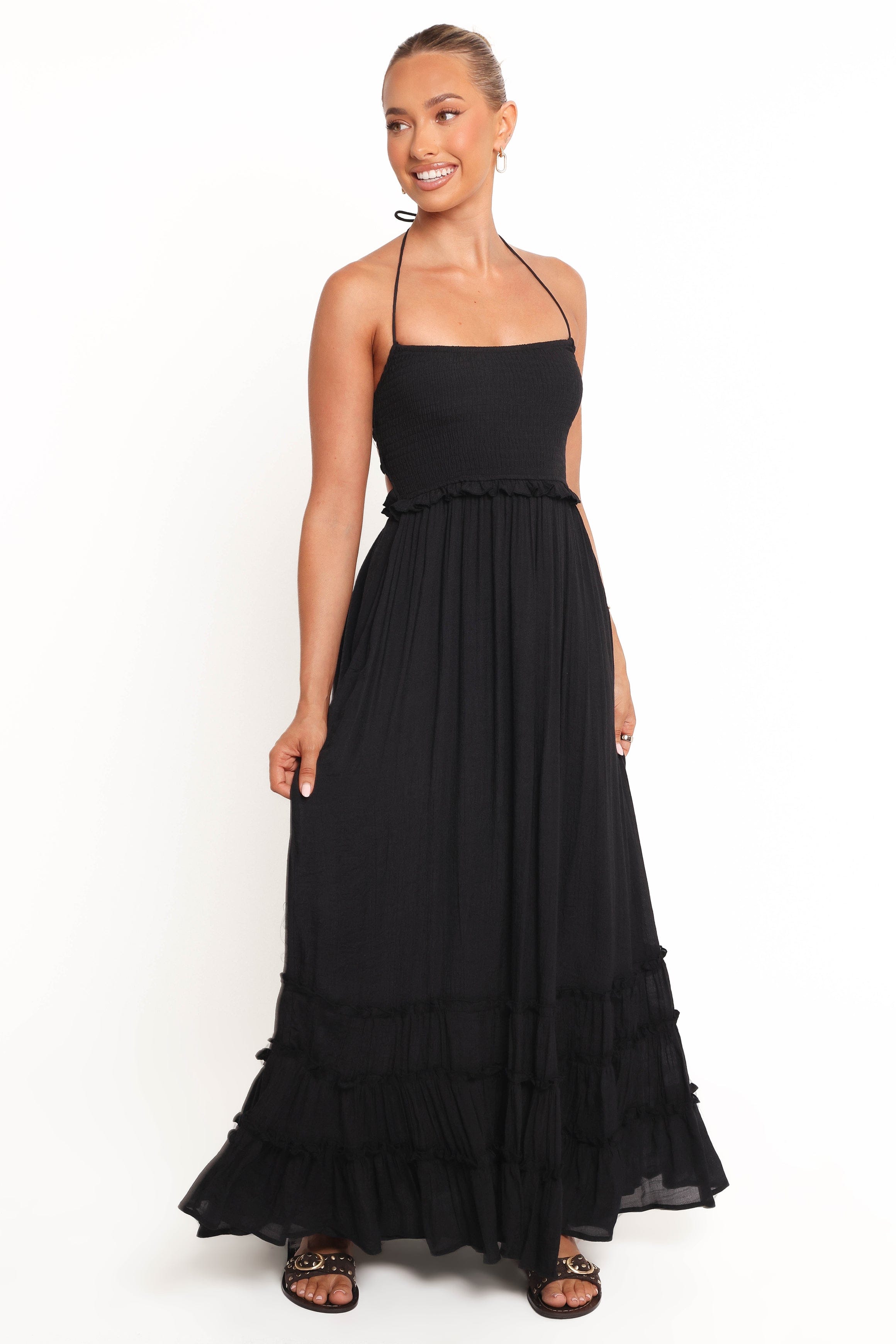 Petal and Pup USA DRESSES Lysandra Maxi Dress - Black (Hold for Rack)