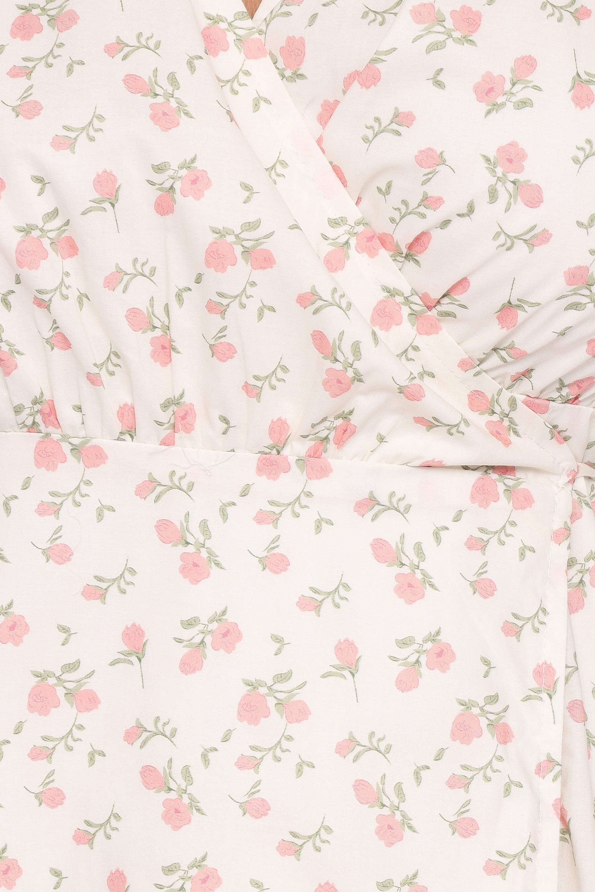 Petal and Pup USA DRESSES Mabella Midi Dress - Peach Ditsy Floral