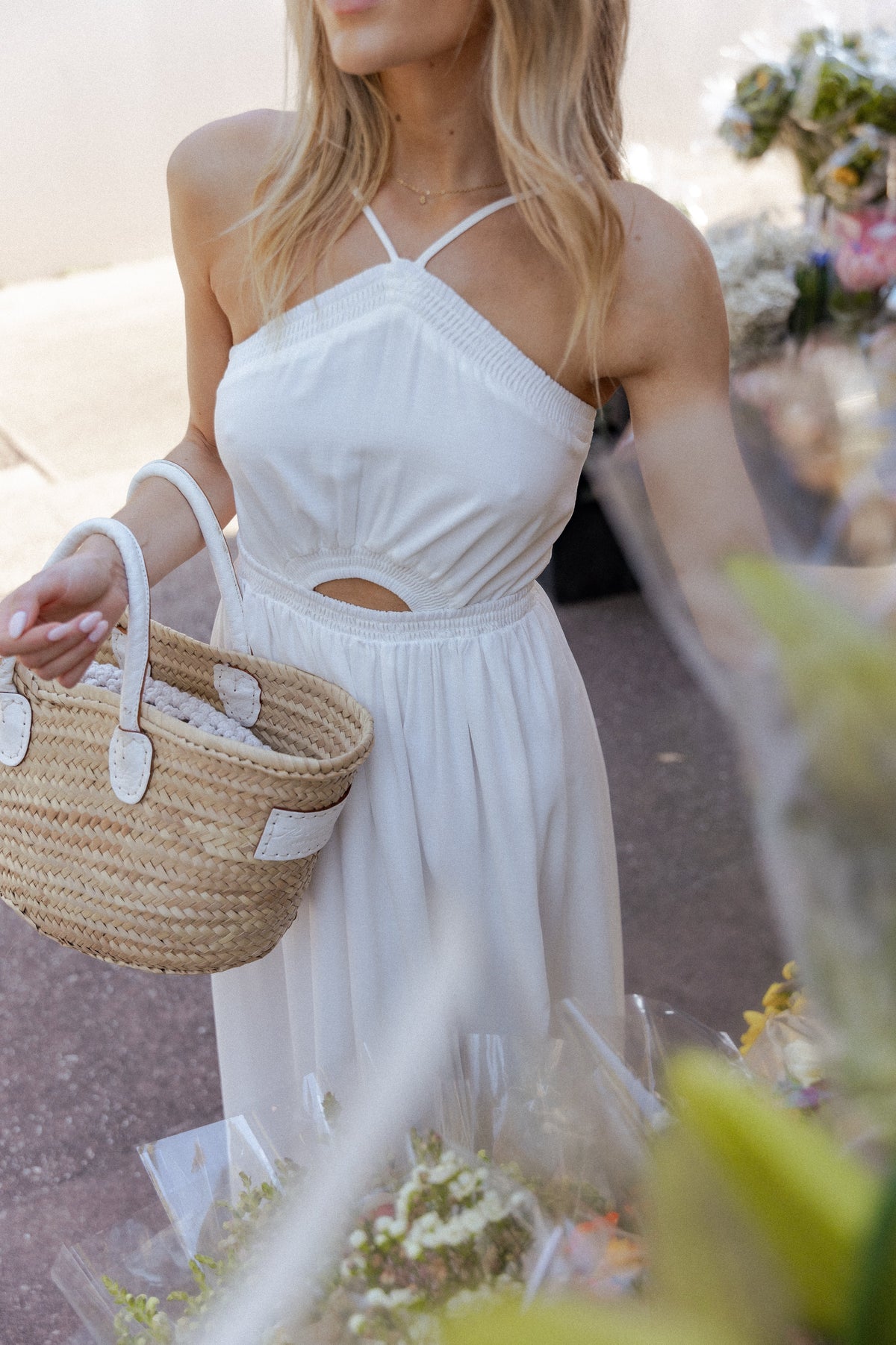 maida maxi dress white Petal and Pup Women's Madi Maxi Dress