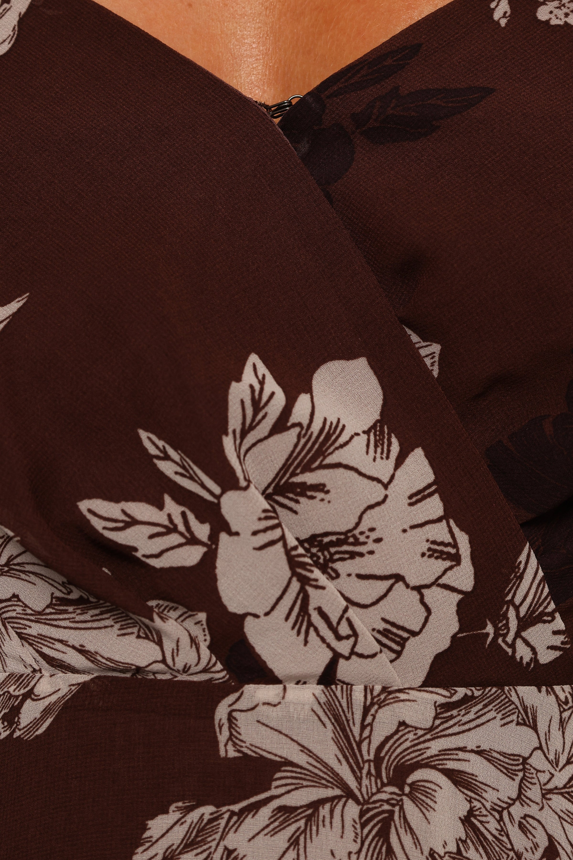 Petal and Pup USA DRESSES Madilyn Maxi Dress - Brown Floral