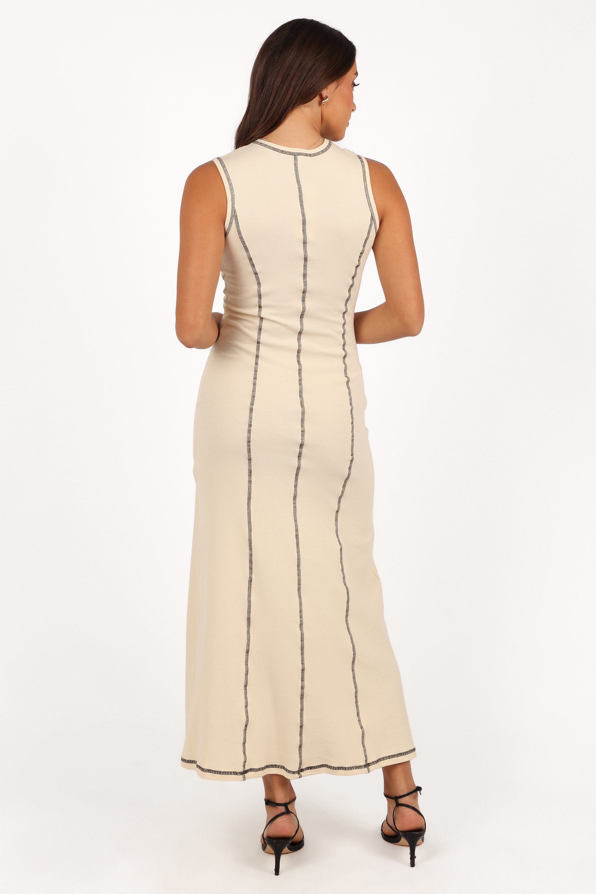Petal and Pup USA DRESSES Mae Midi Dress - Cream