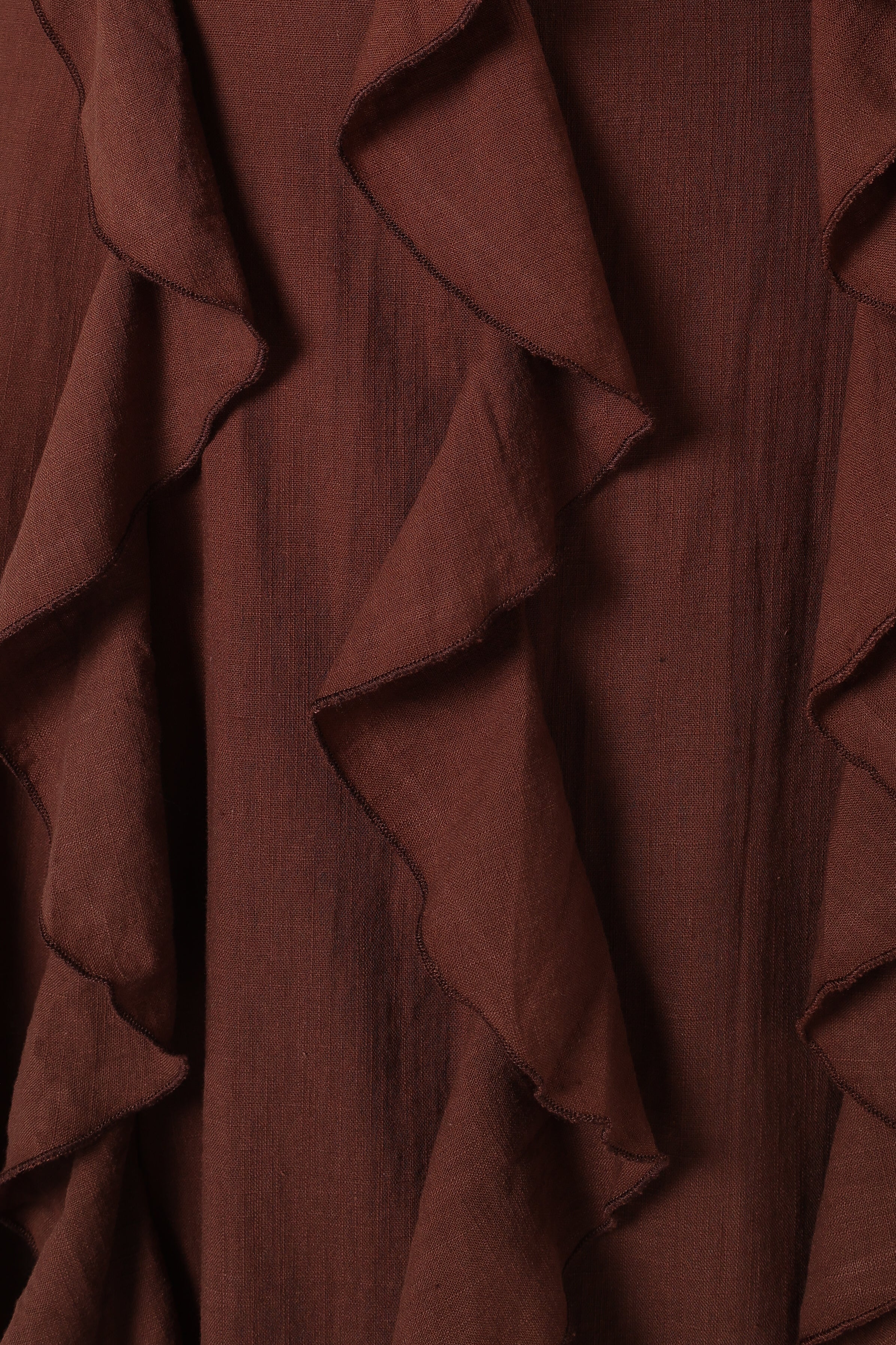 Petal and Pup USA DRESSES Maggy One Shoulder Dress - Chocolate