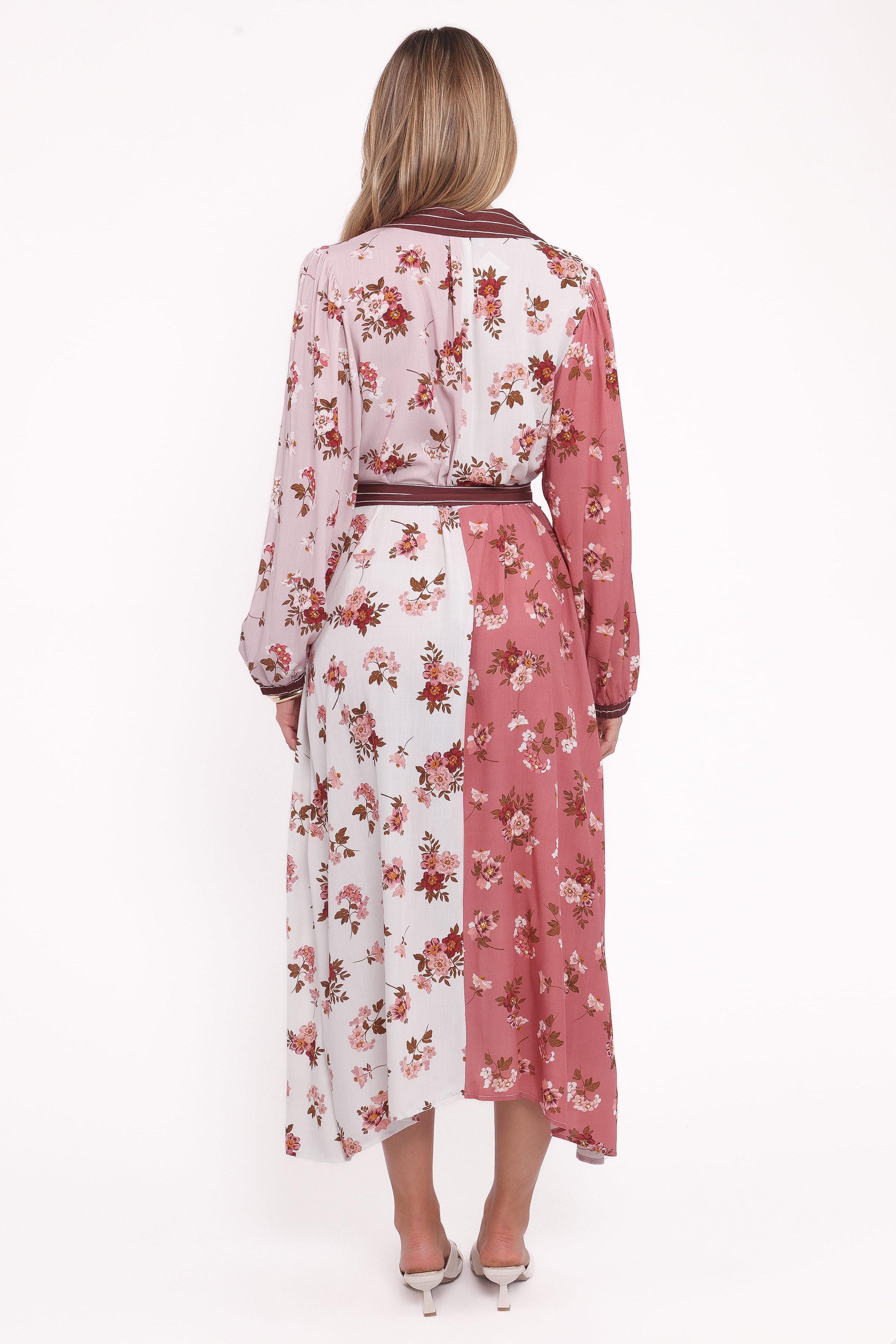 Petal and Pup USA DRESSES Maiden Long Sleeve Midi Dress - First Blush