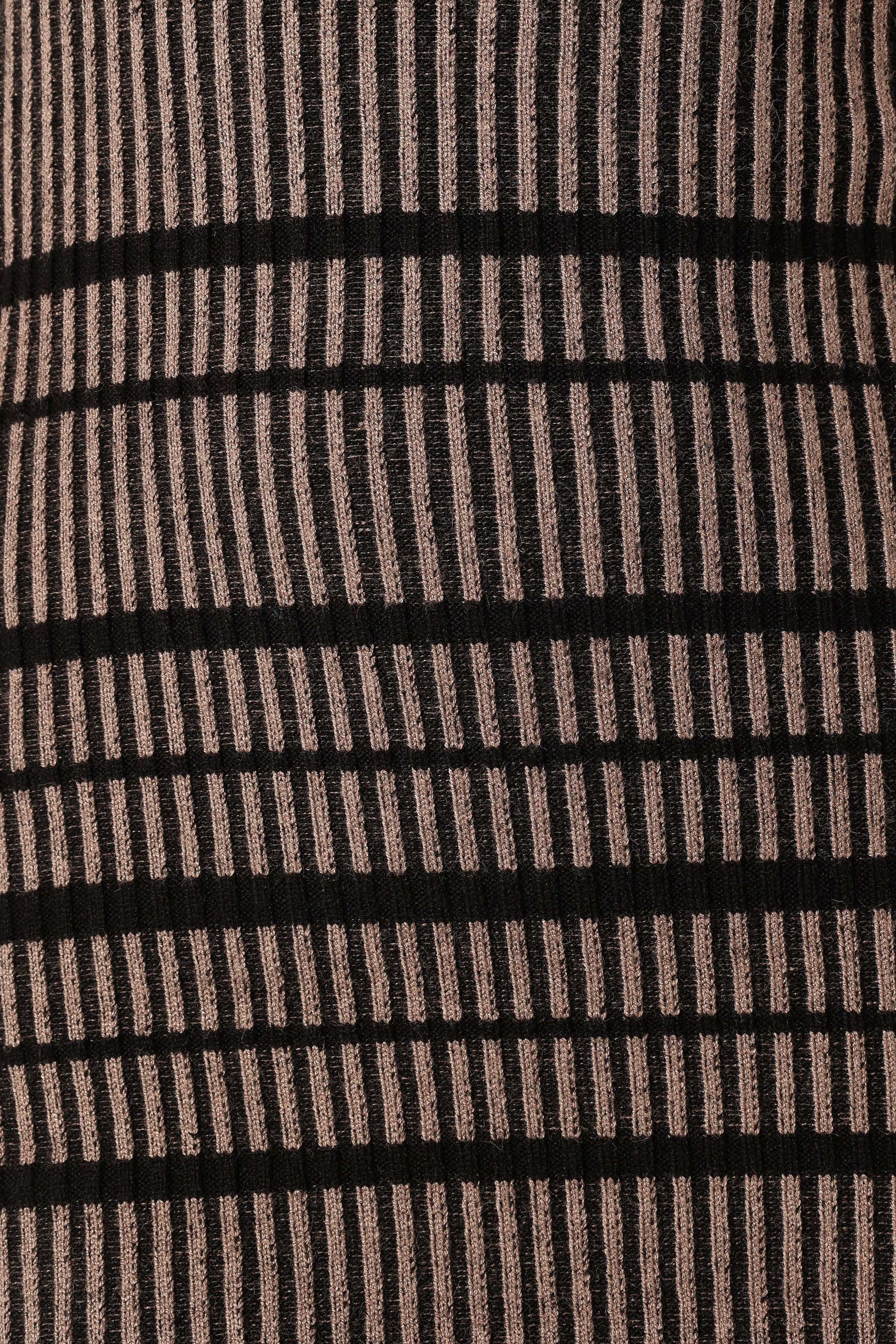 Petal and Pup USA DRESSES Maika Long Sleeve Mini Dress - Beige Black