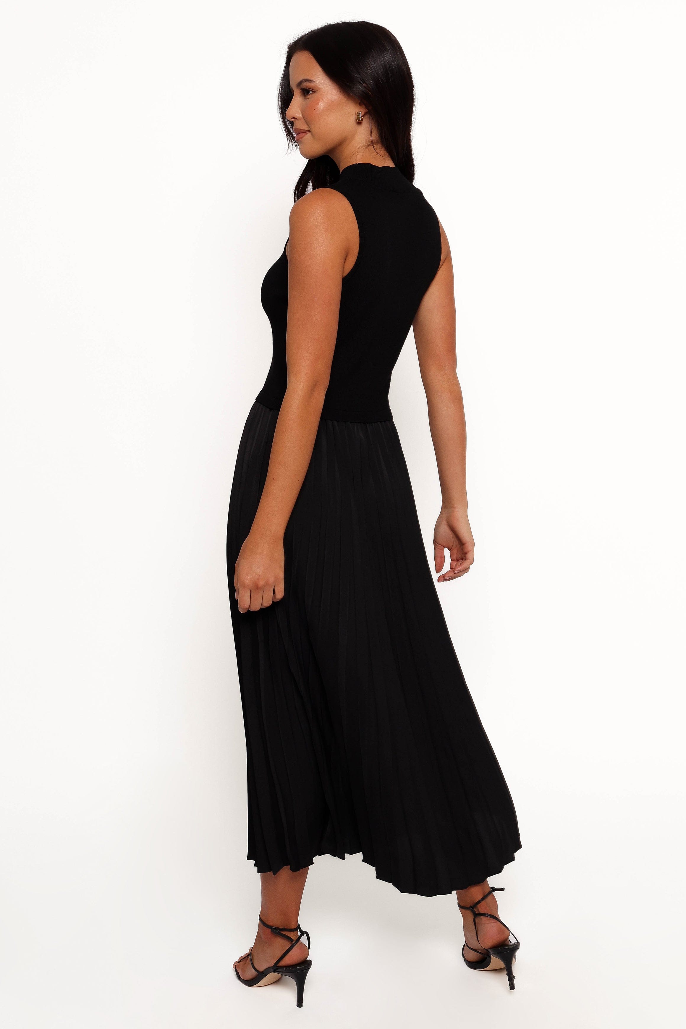 Petal and Pup USA DRESSES Maisey Midi Dress - Black