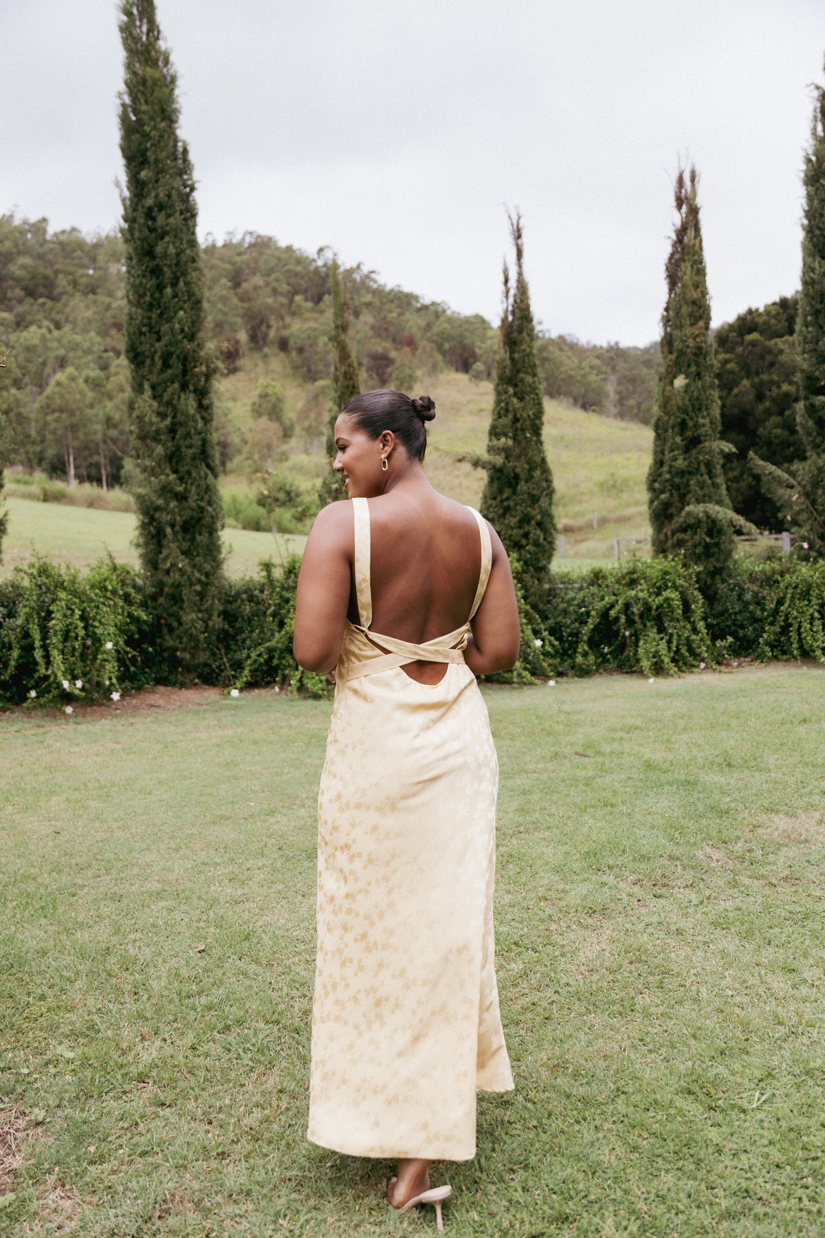 maxi dress with pattern Highlands Wrap Dress