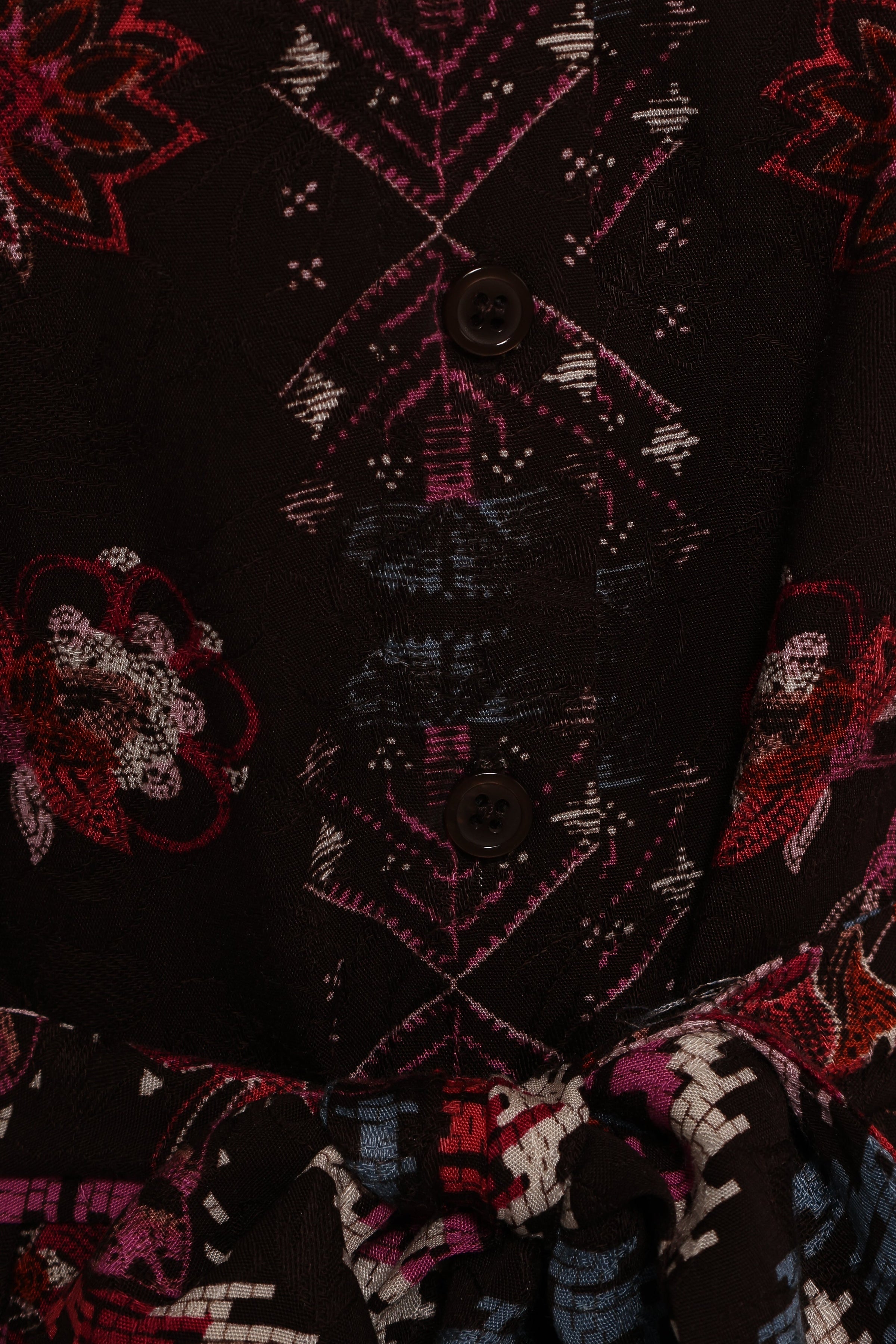 Petal and Pup USA DRESSES Mandy Long Sleeve Mini Dress - Chocolate Brown