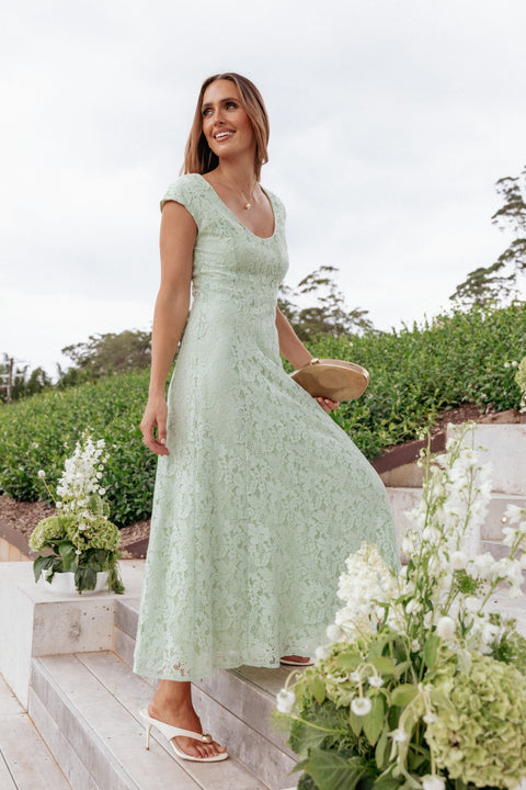metisu green lace dress Fabulous Lace Mermaid Dark Green Long Sleeve Off-shoulder Long Prom Dress,  MP197 – Musebridals main image 1