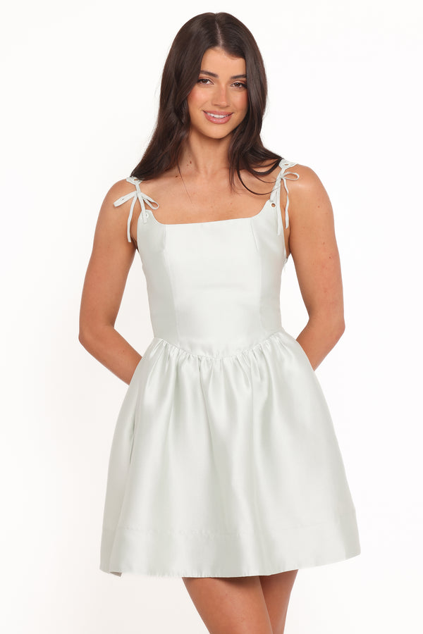 Petal and Pup USA DRESSES Marcelline Mini Dress - Mint Green