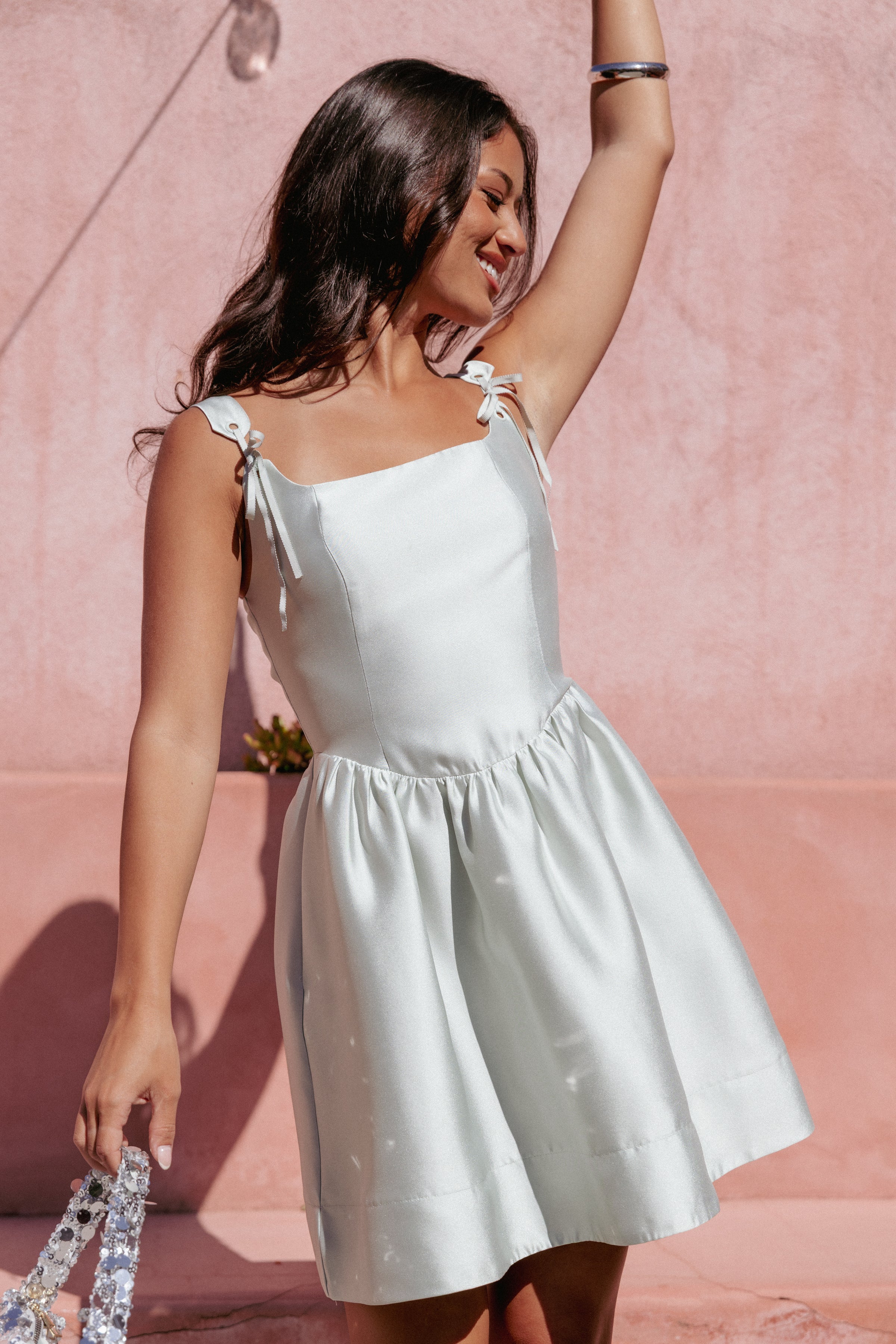 Petal and Pup USA DRESSES Marcelline Mini Dress - Mint Green