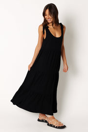Petal and Pup USA DRESSES Marcy Midi Dress - Black