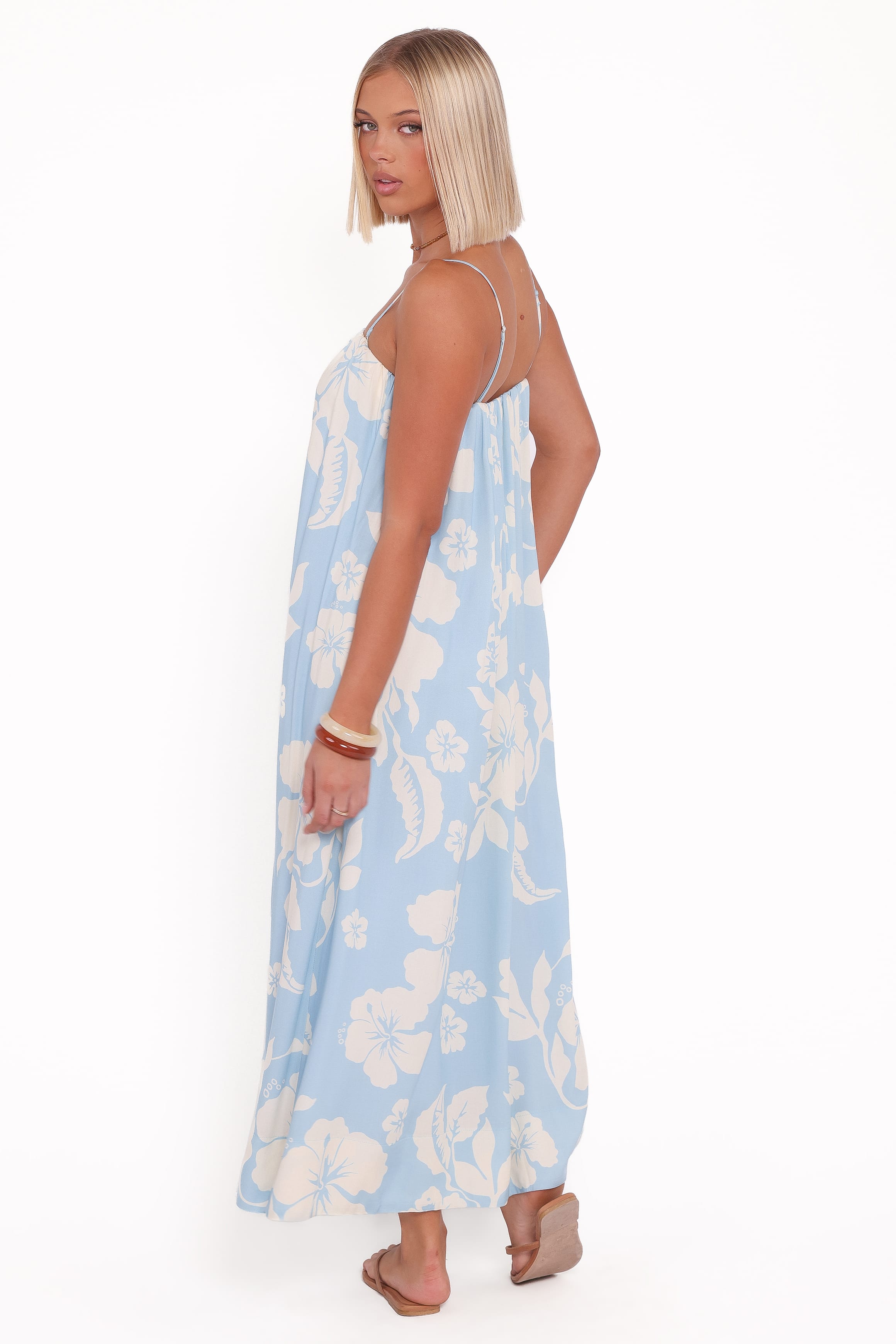 Petal and Pup USA DRESSES Margherita Maxi Dress - Blue Hibiscus (Hold for Amazon)