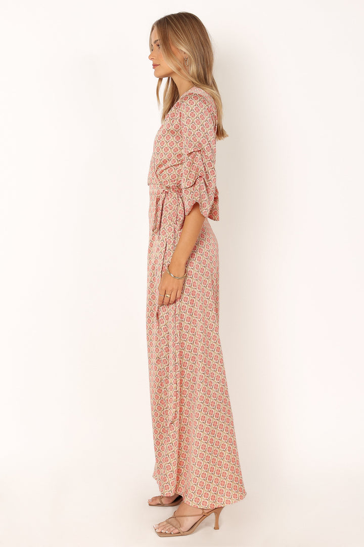 Margot Long Sleeve Wrap Dress main image 1