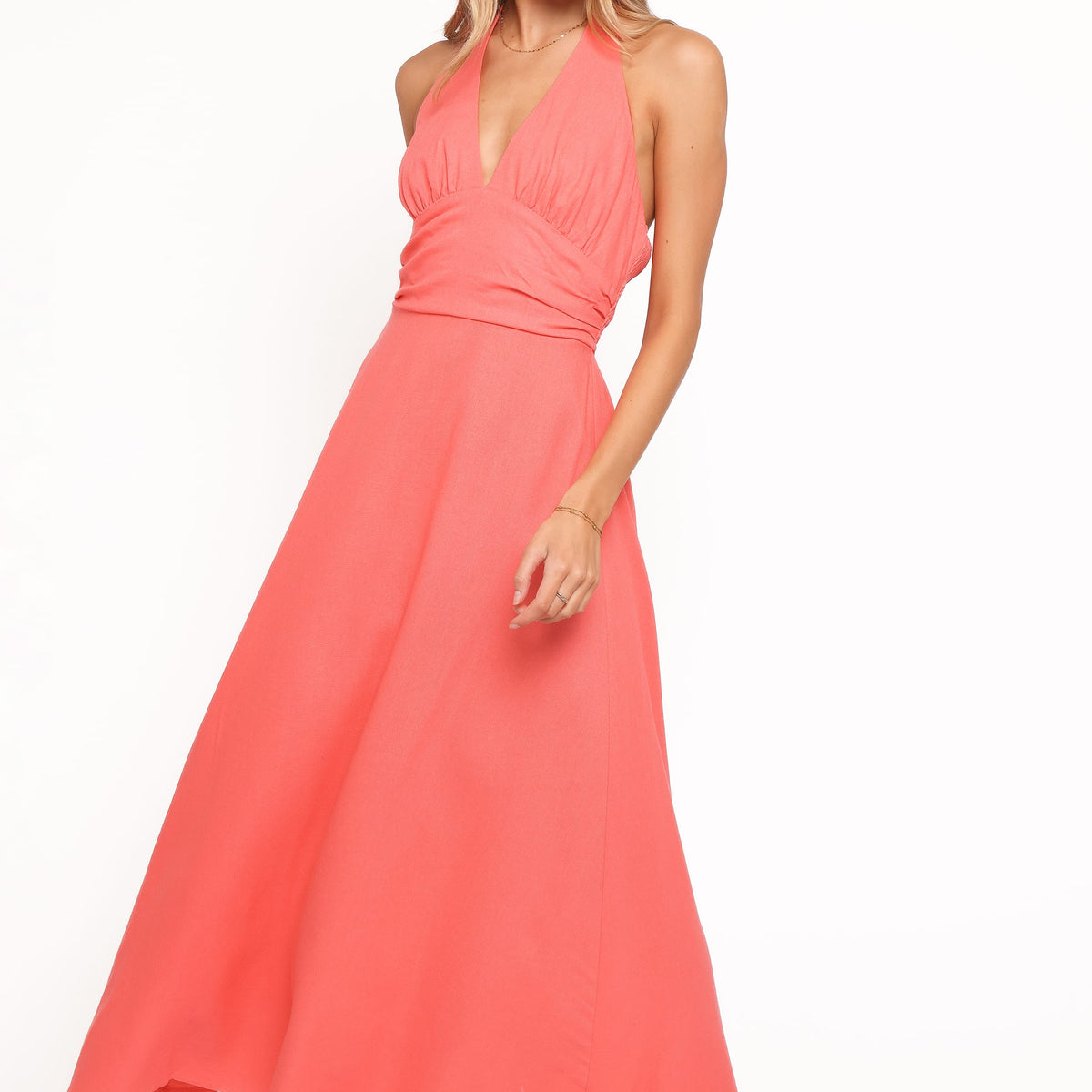 Marie Halterneck Maxi Dress