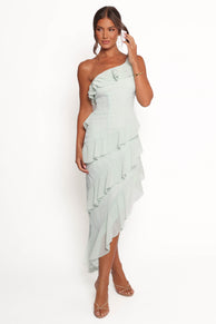 Petal and Pup USA DRESSES Marion Maxi Dress - Sage Green