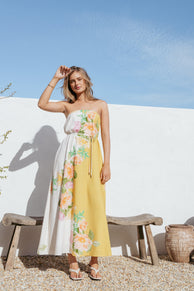 Petal and Pup USA DRESSES Marlia Maxi Dress - Yellow Poppy