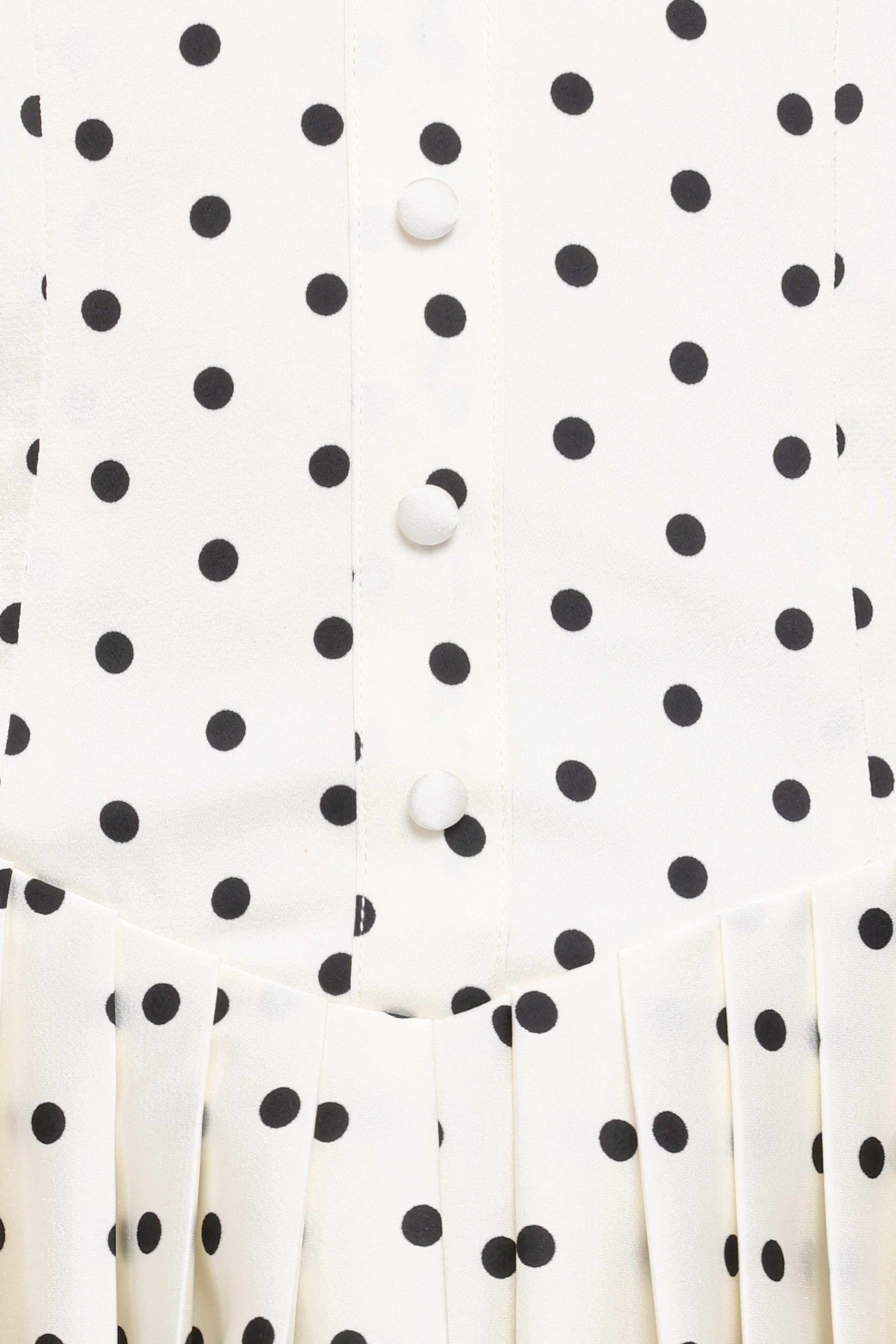 Marlie Off Shoulder Mini Dress - Cream Polka Dot Marlie Off Shoulder Mini Dress - Cream Polka Dot