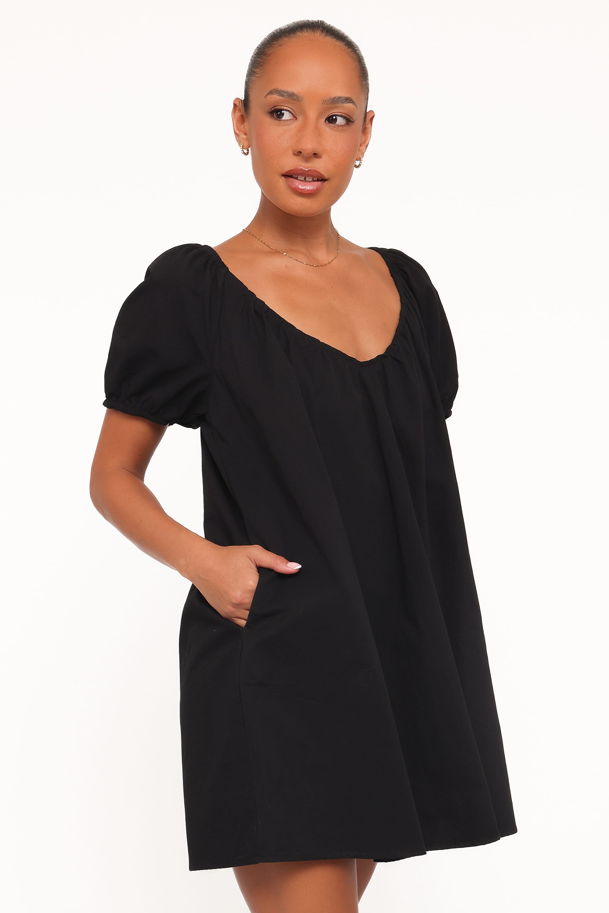 Petal and Pup USA DRESSES Marty Mini Dress - Black