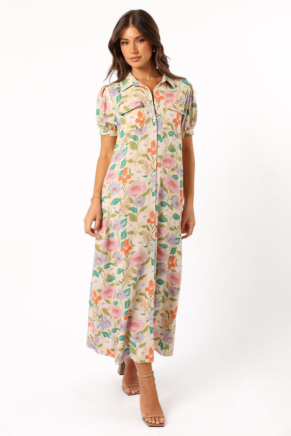 Petal and Pup USA DRESSES Mason Midi Dress - Multi Floral