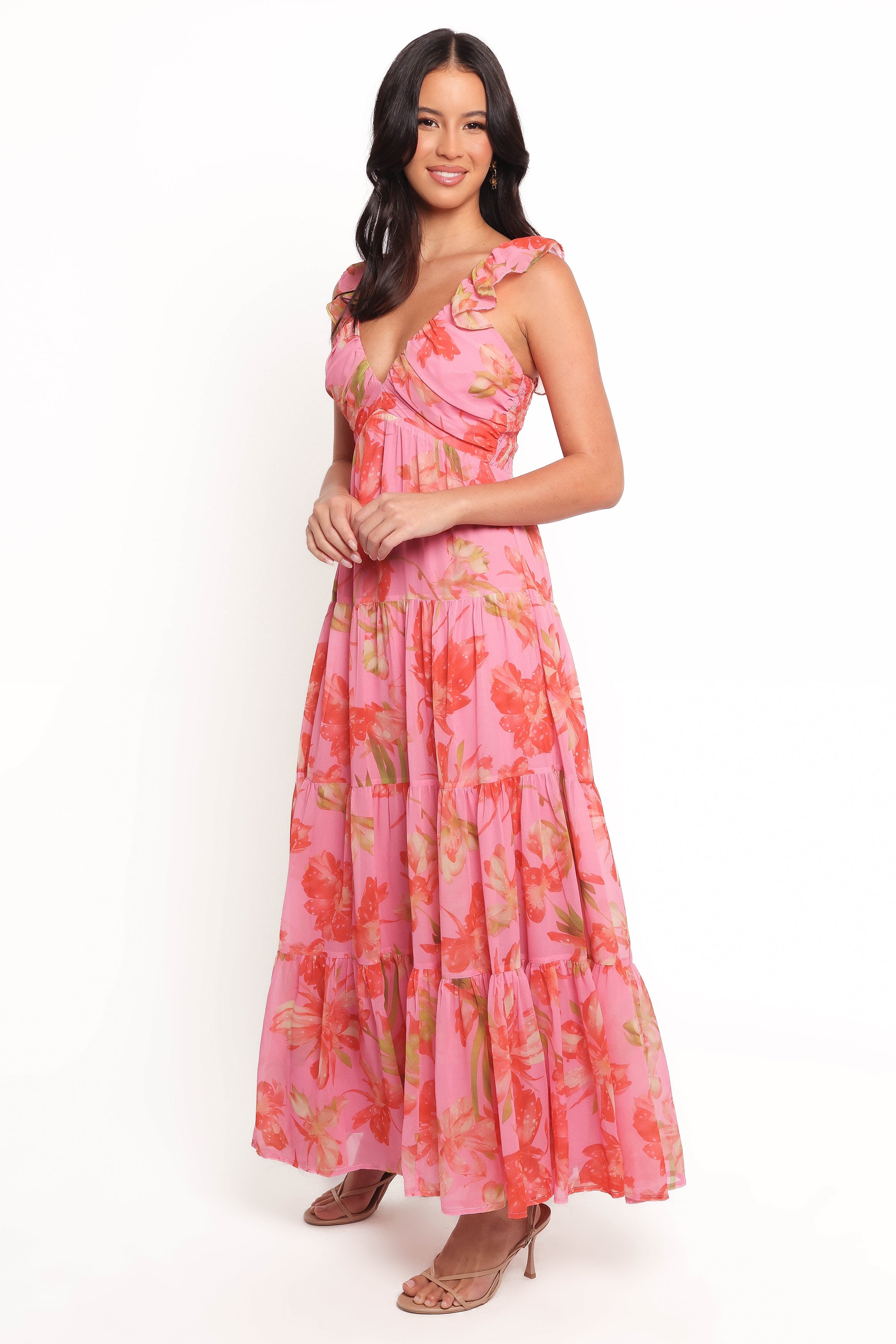 Petal and Pup USA DRESSES Matteah Maxi Dress - Tropical Floral