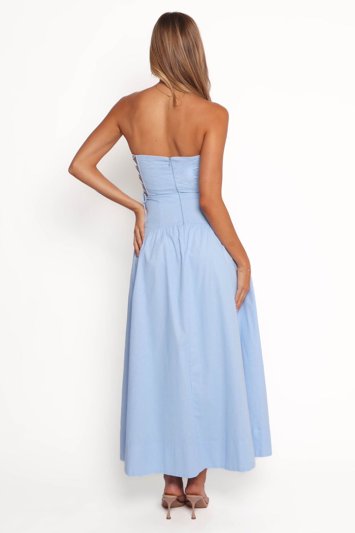 petal and pup blue dress Petal and Pup Women's Maude Maxi Dress main image 0