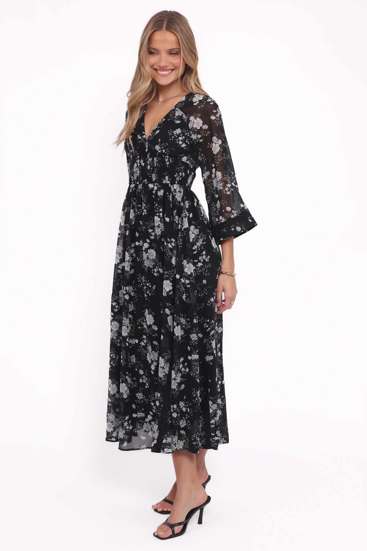 mavis dulce floral midi dress Long Sleeve Maxi Guest Dresses Jcpenney Dresses making it effortlessly chic Bra dress Dimension:REGT