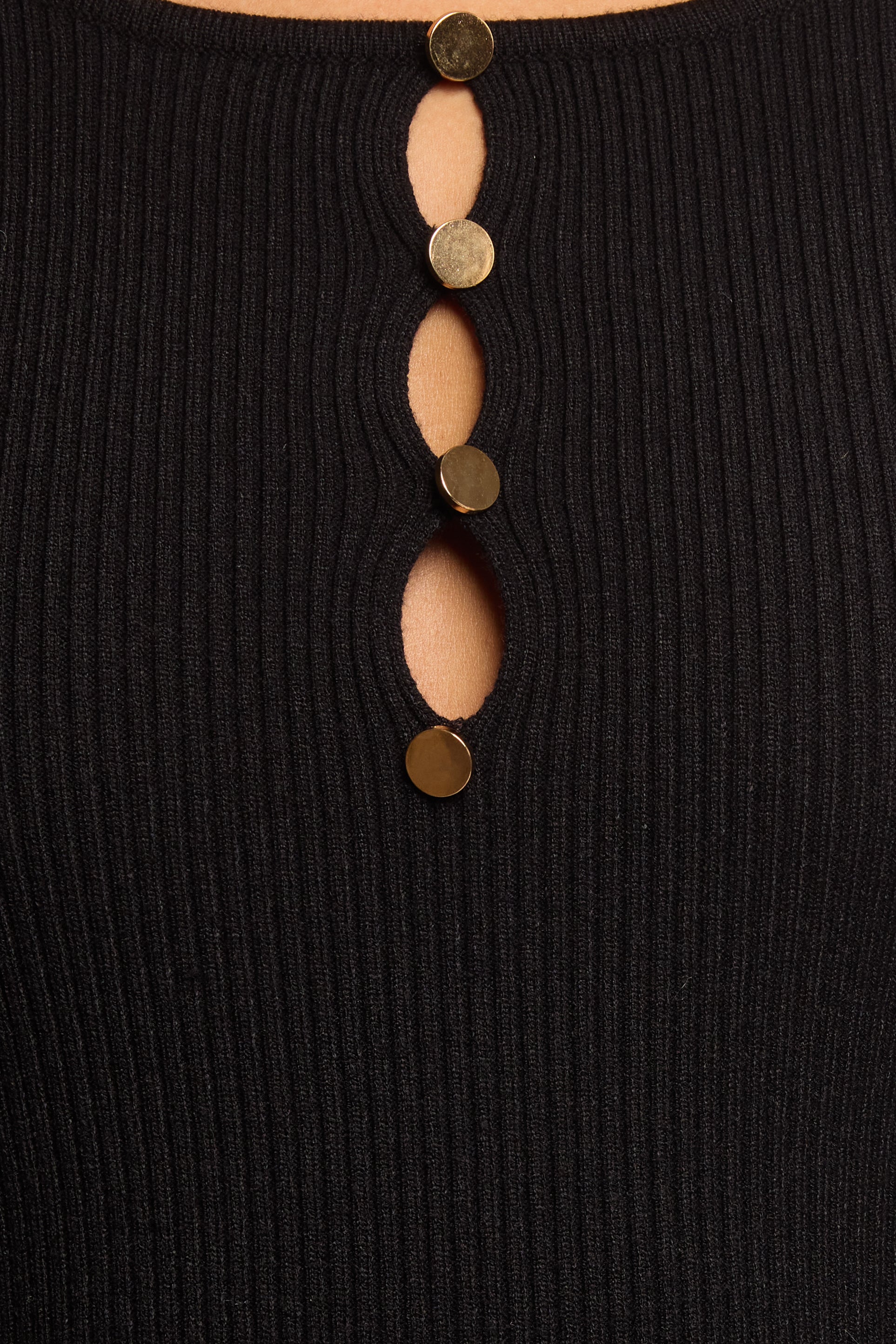 Petal and Pup USA DRESSES Maxwell Knit Maxi Dress - Black